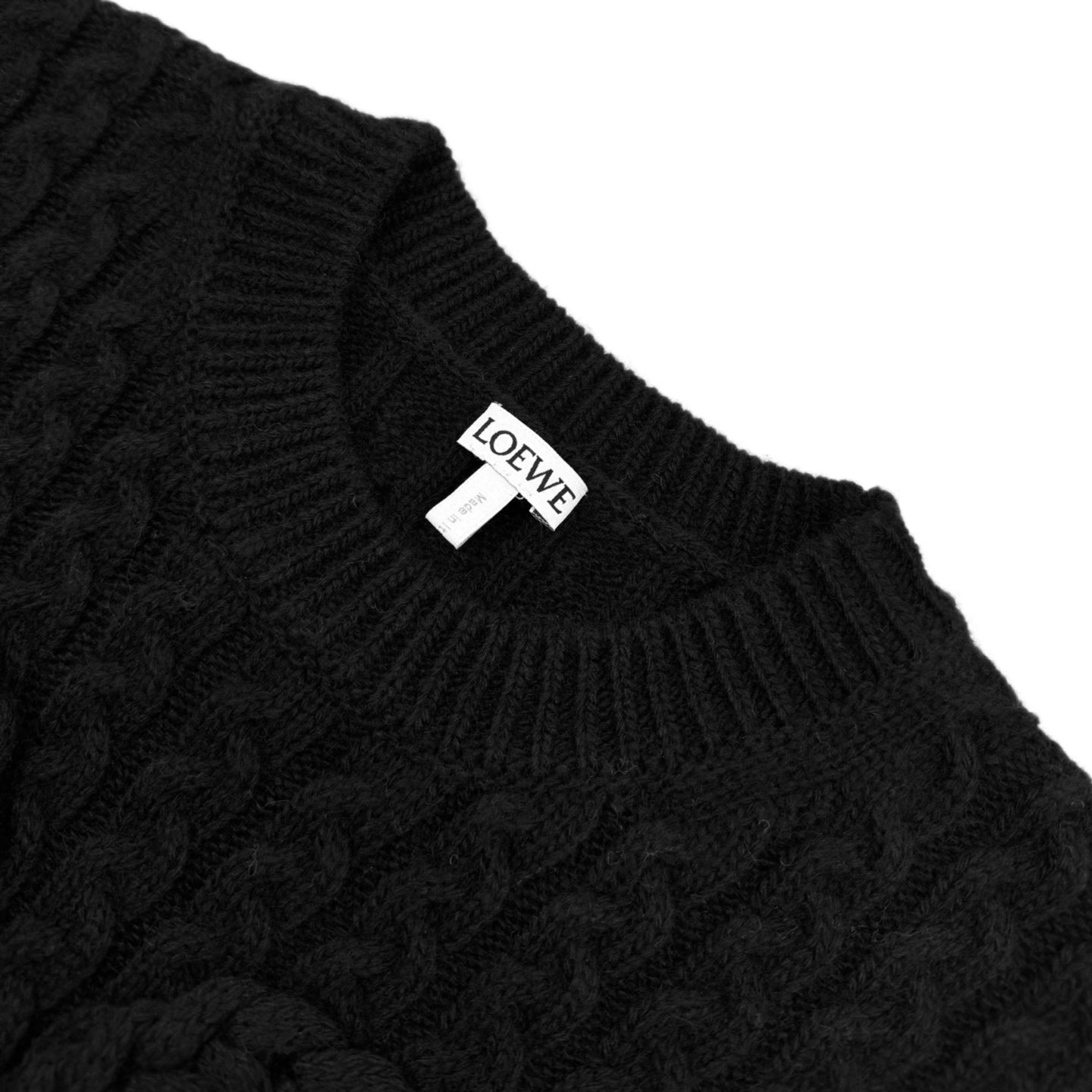 Loewe Anagram Braided Knit Sweater Vest