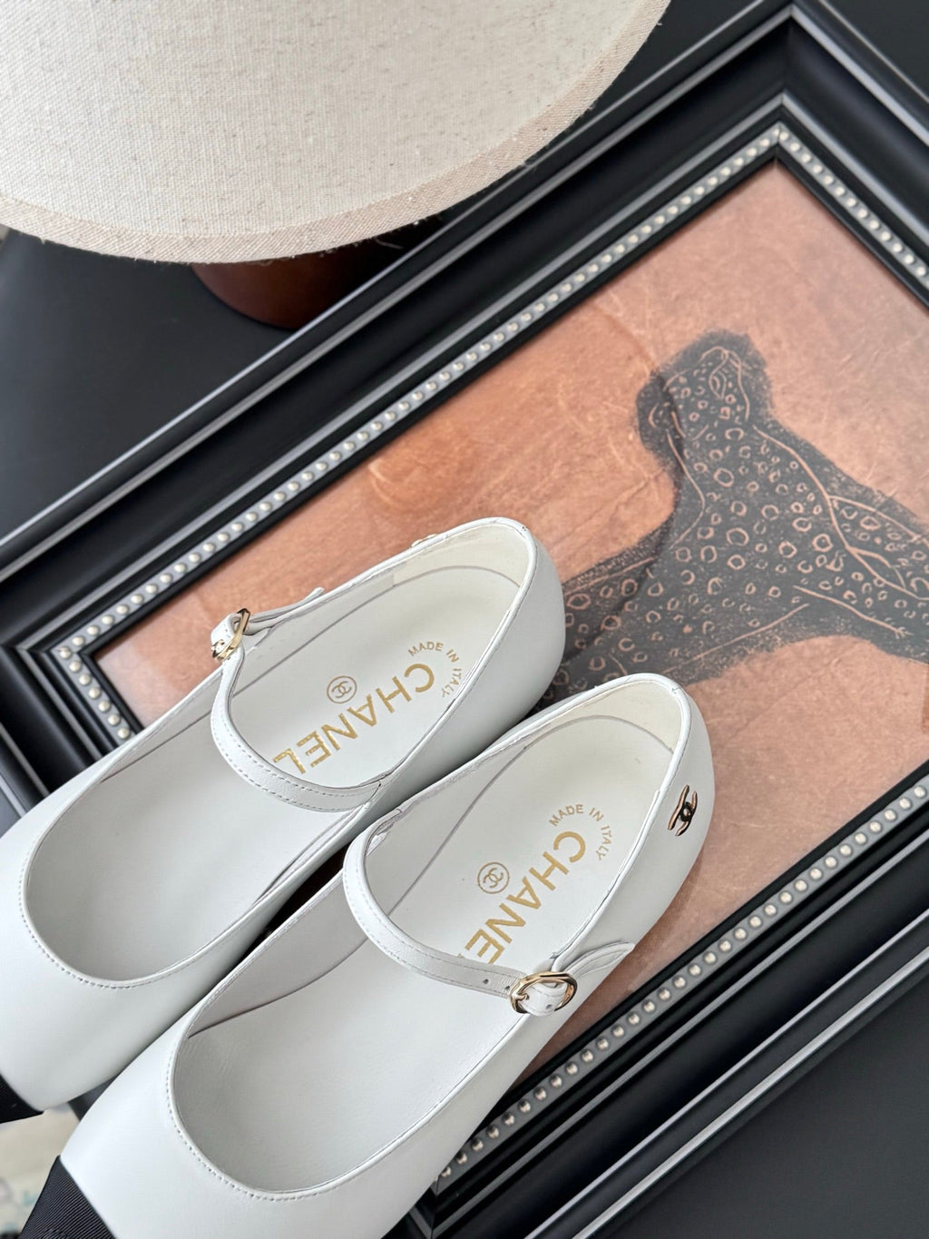 Chanel 25B Mary Jane Flats