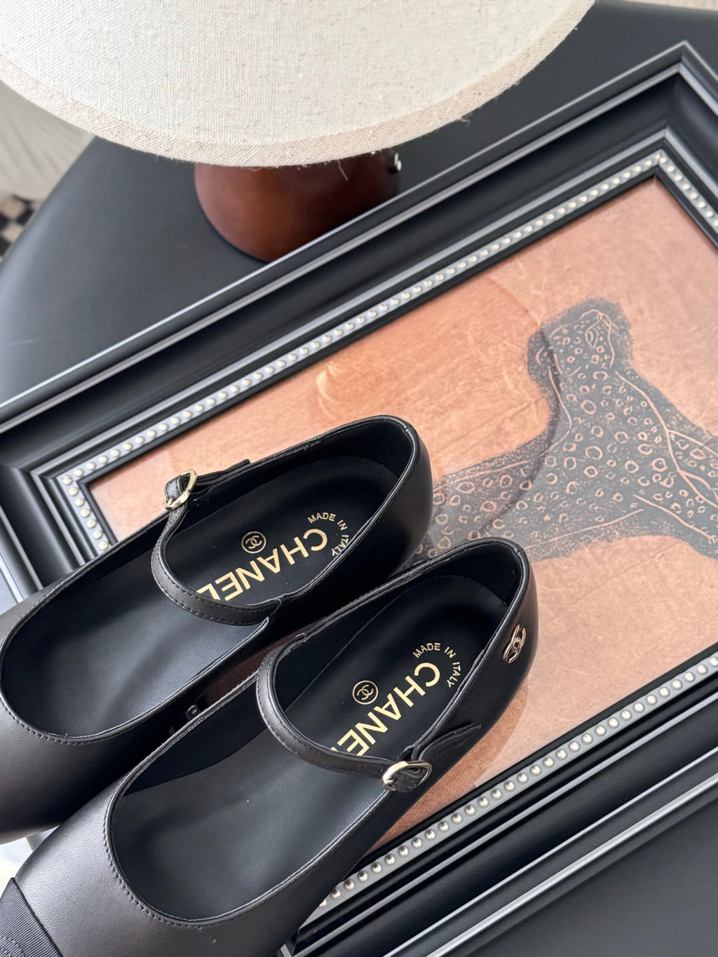 Chanel 25B Mary Jane Flats