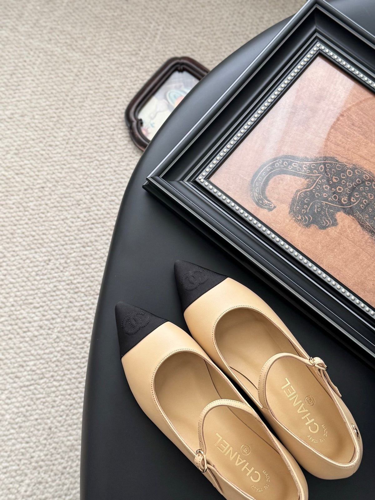 Chanel 25B Mary Jane Flats