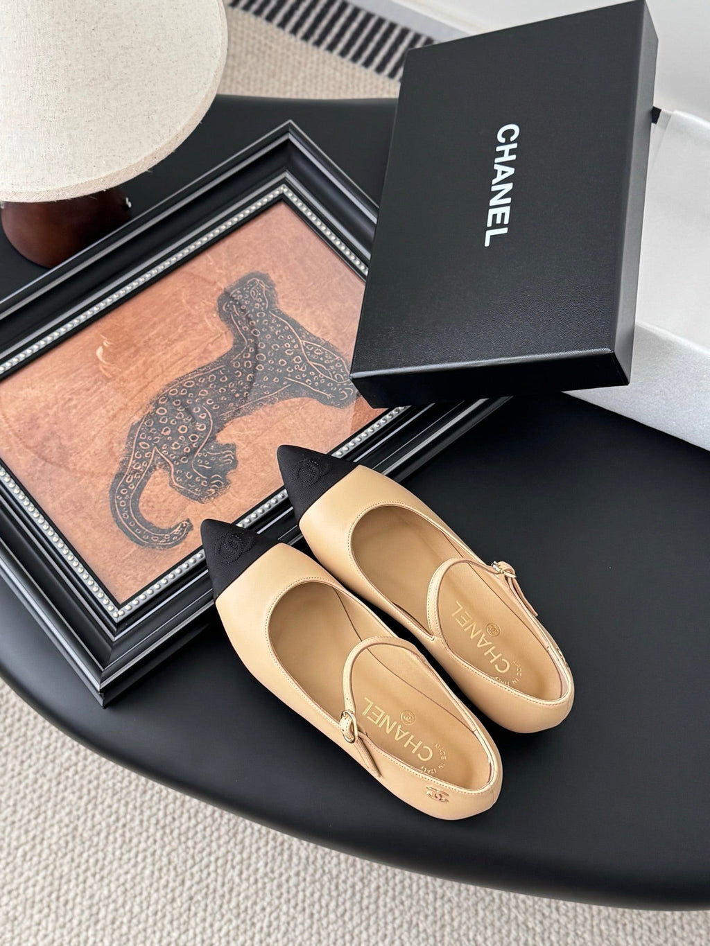 Chanel 25B Mary Jane Flats