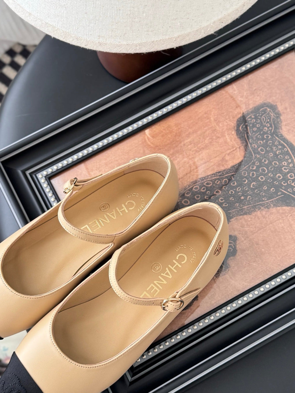 Chanel 25B Mary Jane Flats