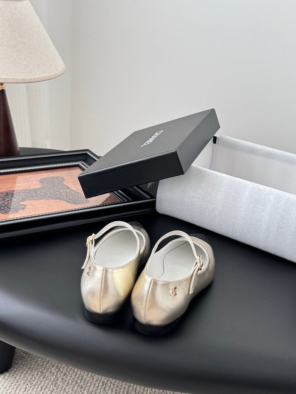 Chanel 25B Mary Jane Flats