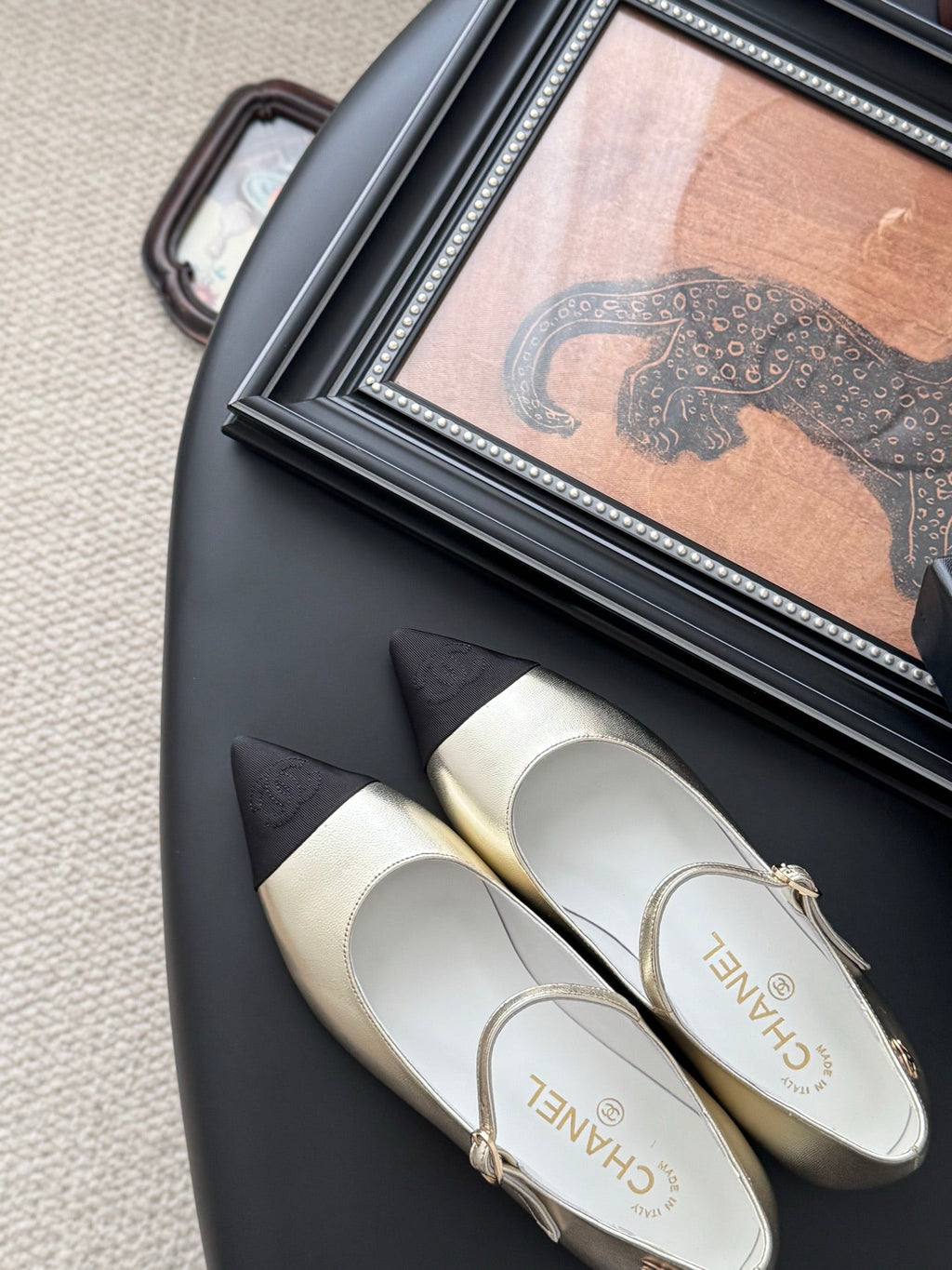 Chanel 25B Mary Jane Flats