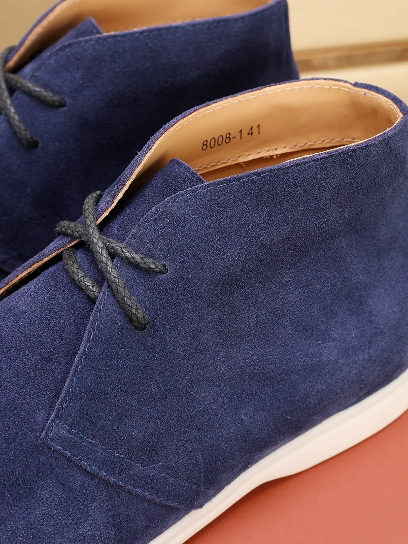 Loro Piana Water-Repellent Suede Moccasin Loafers