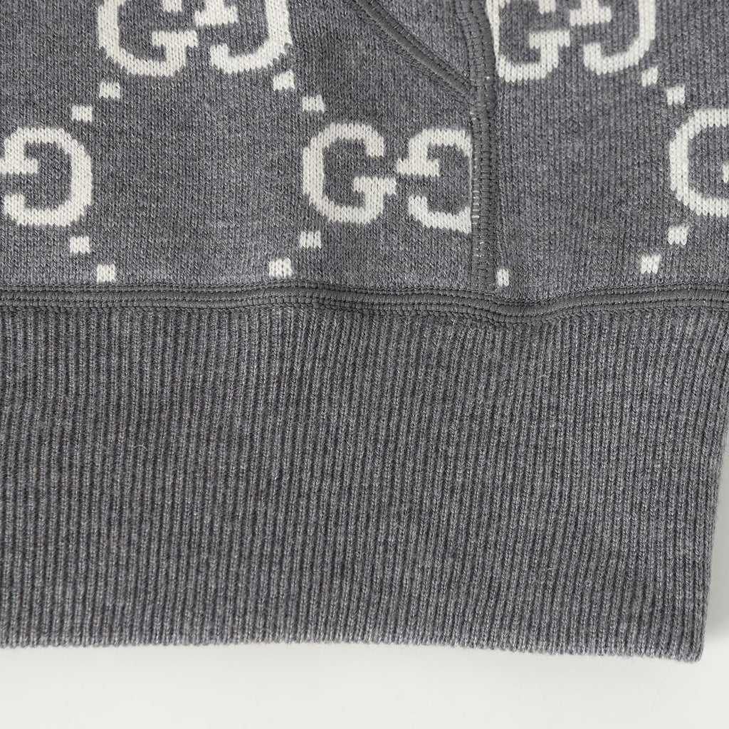 Gucci Reversible GG Cashmere Knit Jacket
