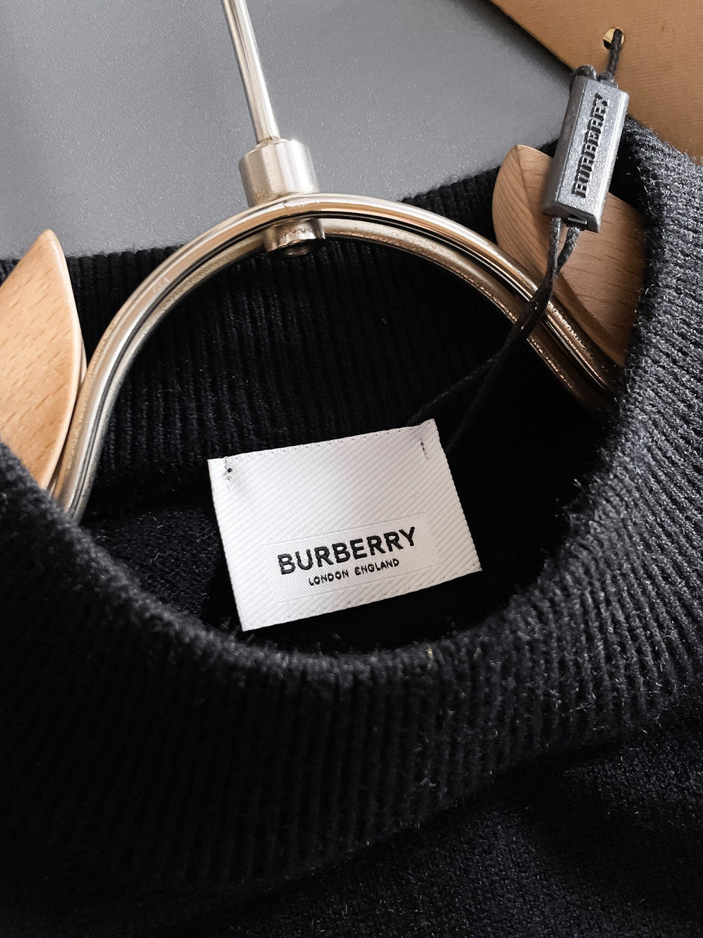 Burberry Half-Zip Wool Blend Sweater