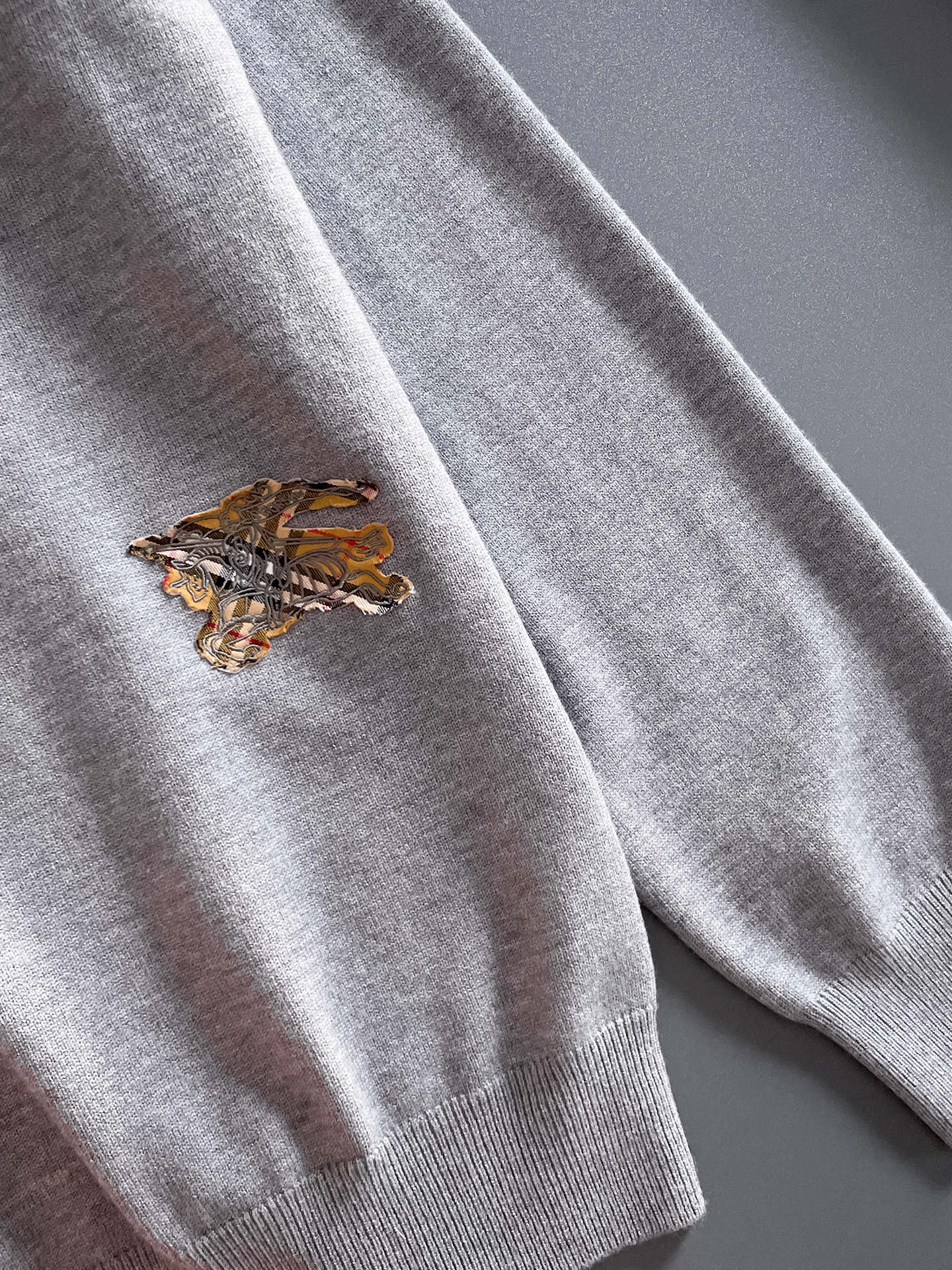 Burberry Half-Zip Wool Blend Sweater
