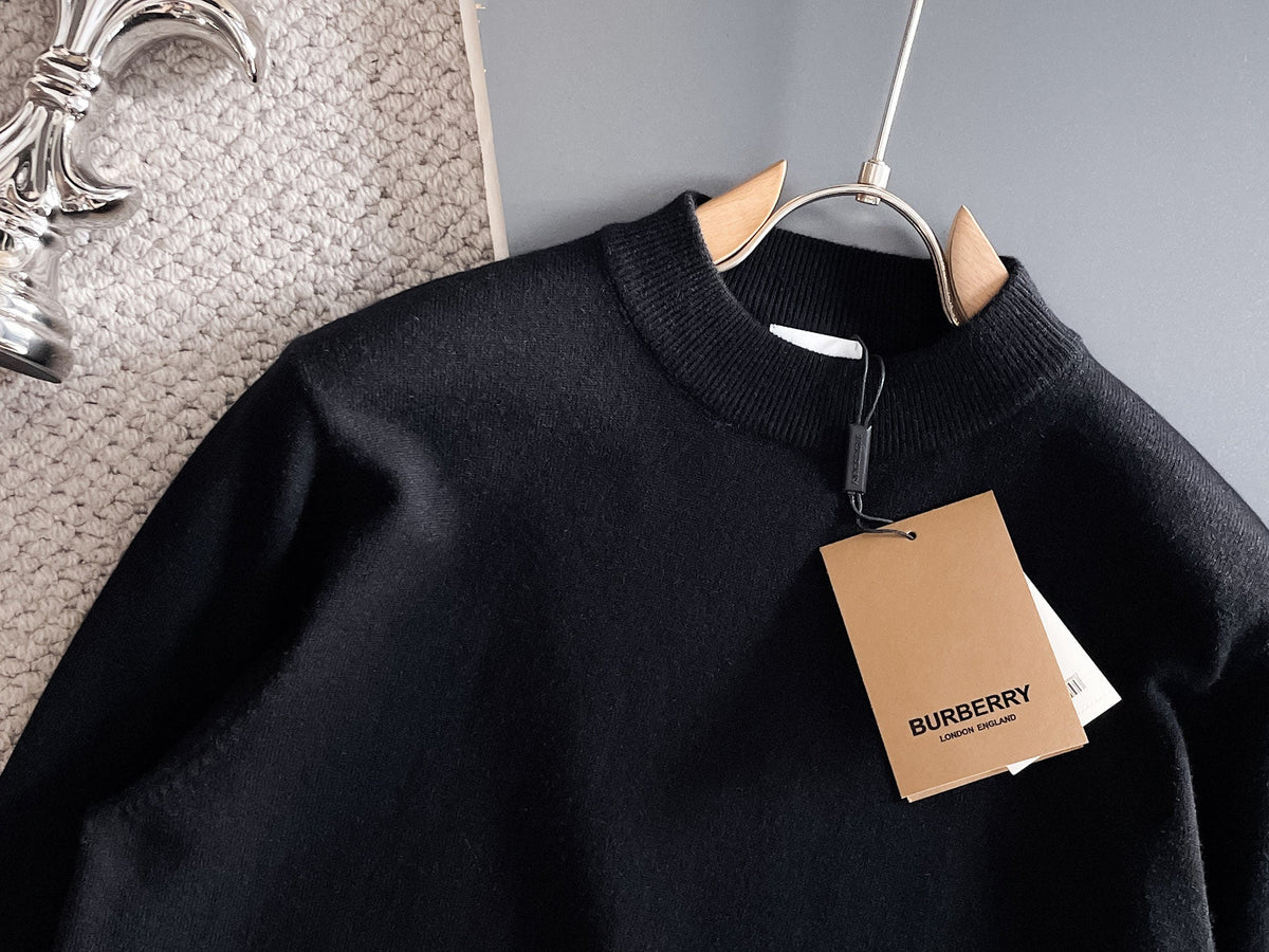 Burberry Half-Zip Wool Blend Sweater
