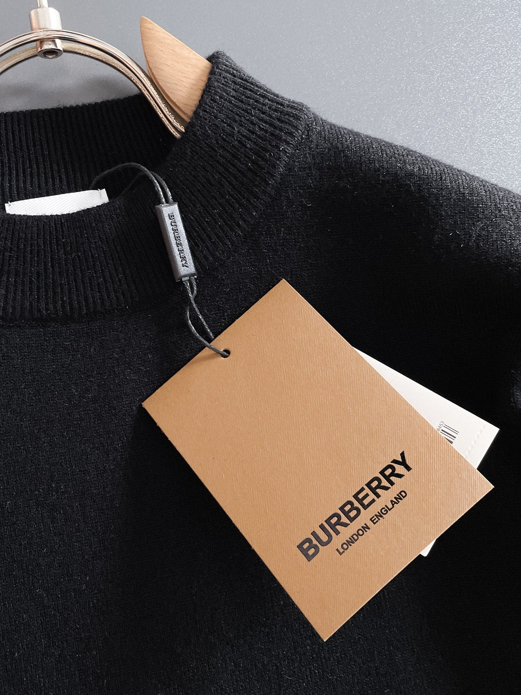 Burberry Half-Zip Wool Blend Sweater