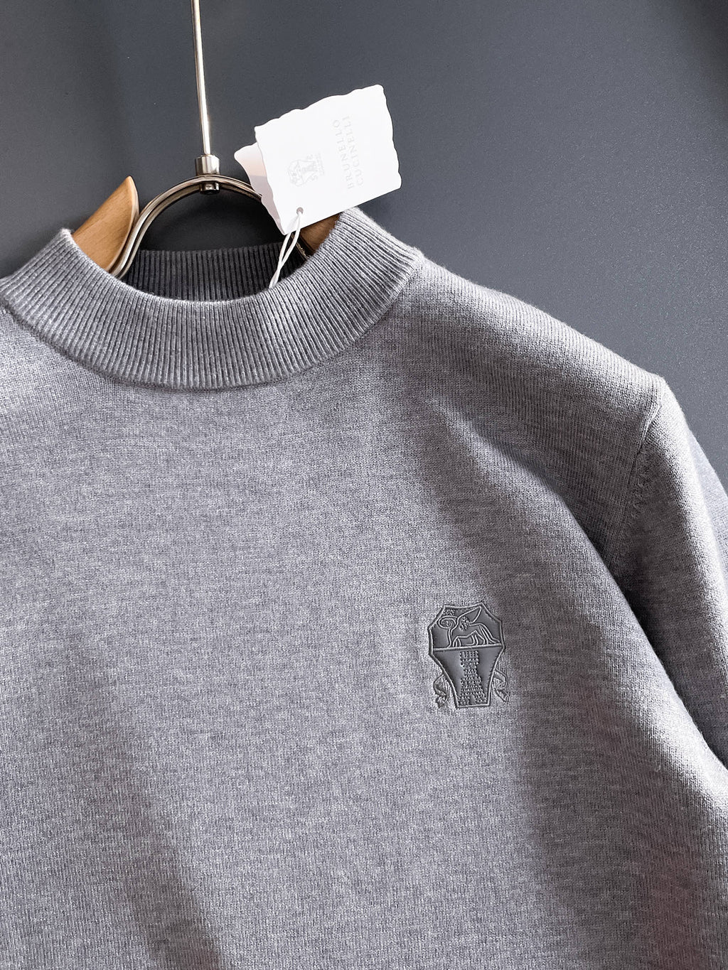 Brunello Cucinelli Merino Wool Half-Zip Sweater