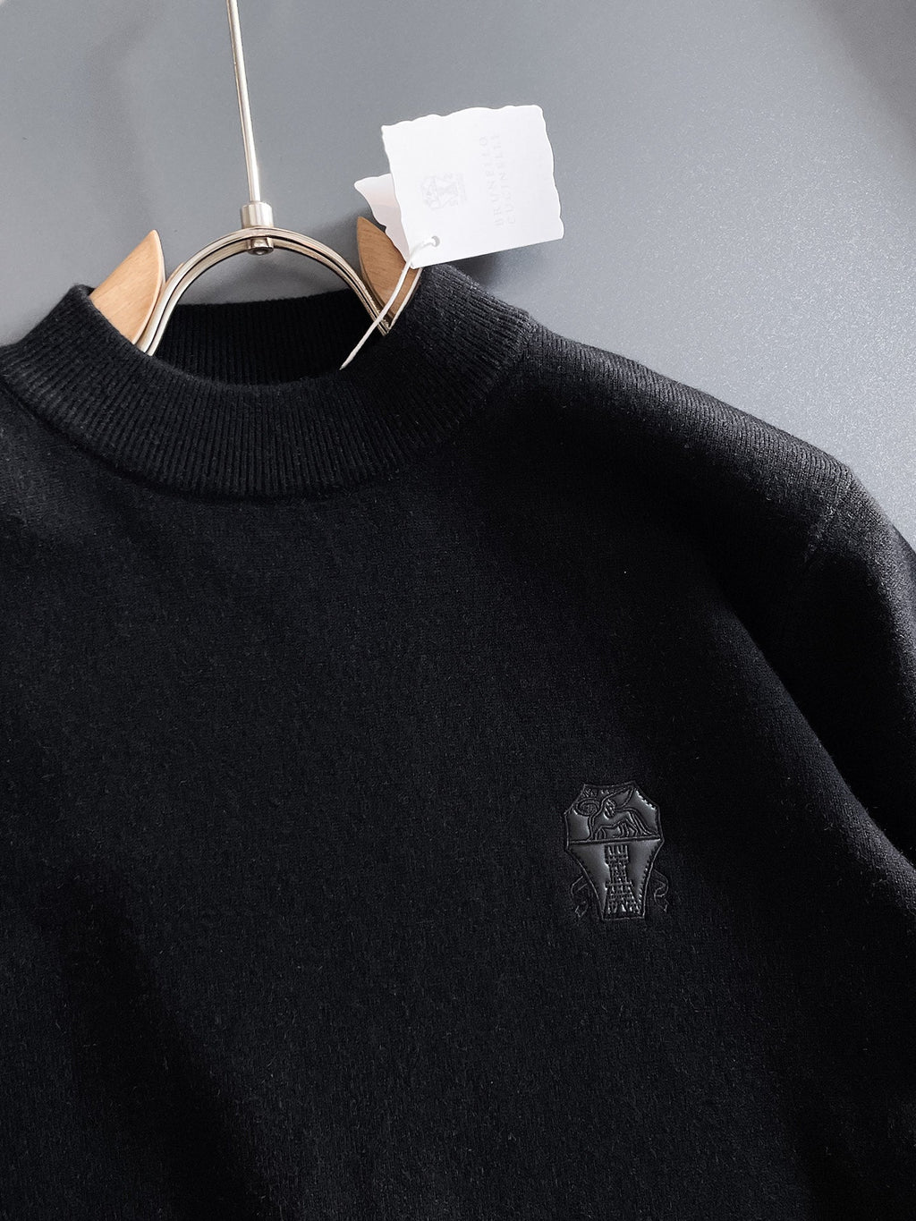 Brunello Cucinelli Merino Wool Half-Zip Sweater