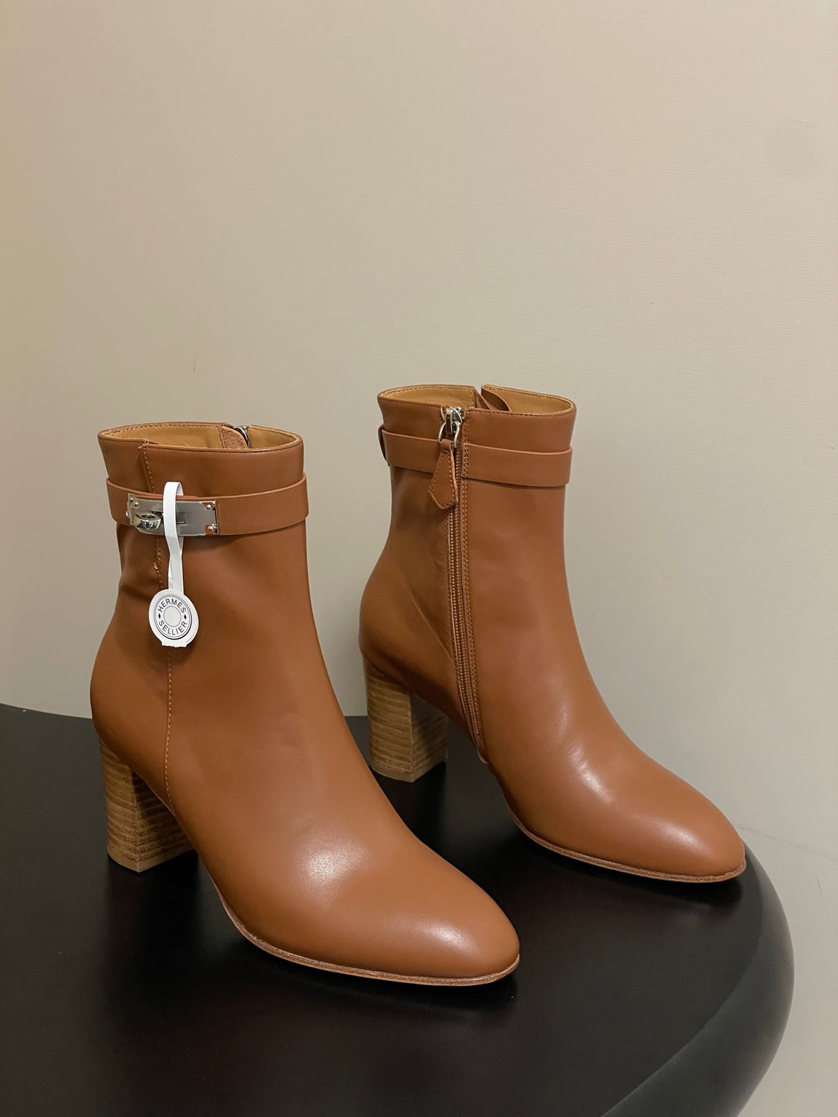 Hermès Saint Germain Kelly Buckle Ankle Boots – 25FW