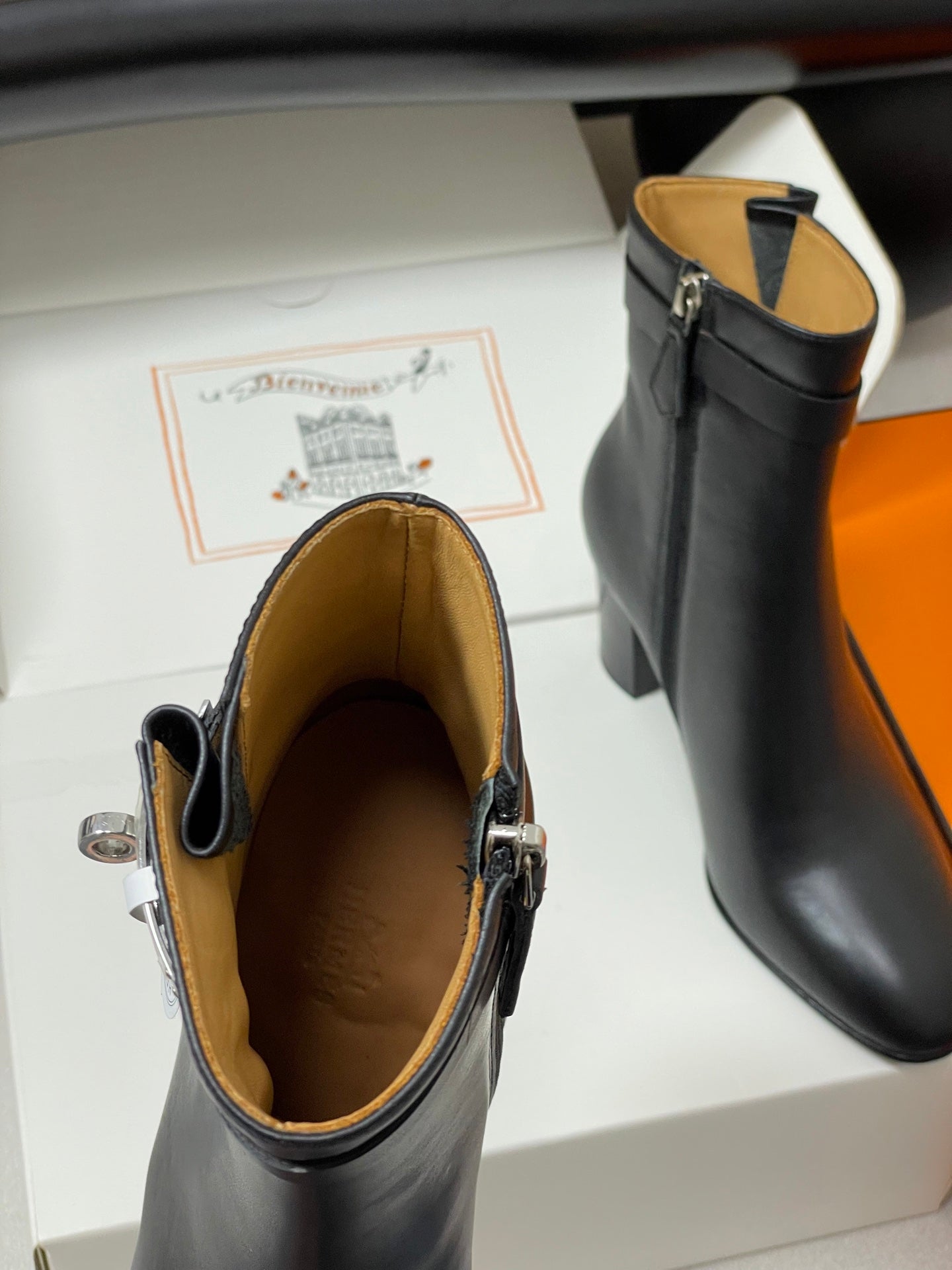 Hermès Saint Germain Kelly Buckle Ankle Boots – 25FW