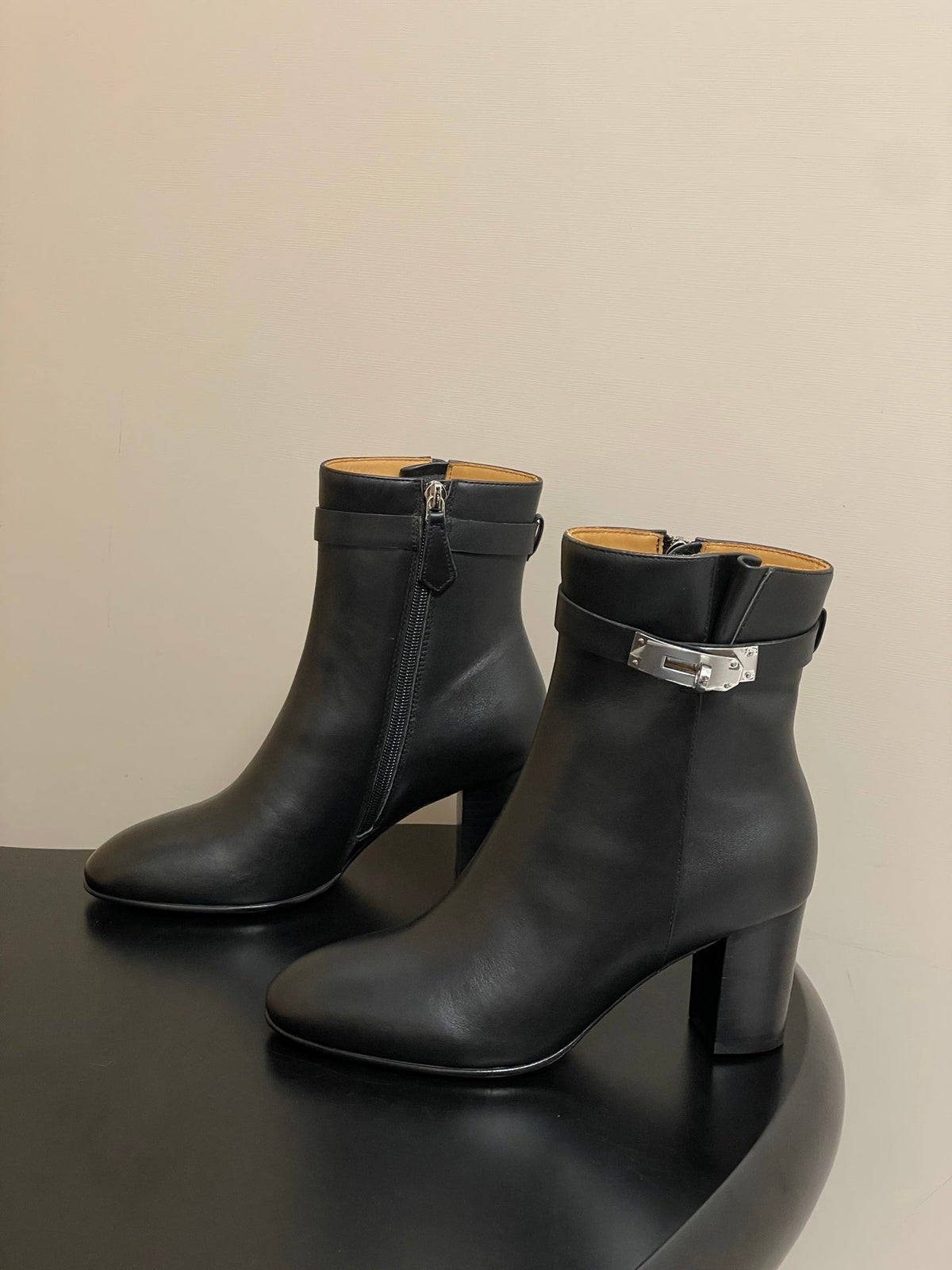 Hermès Saint Germain Kelly Buckle Ankle Boots – 25FW