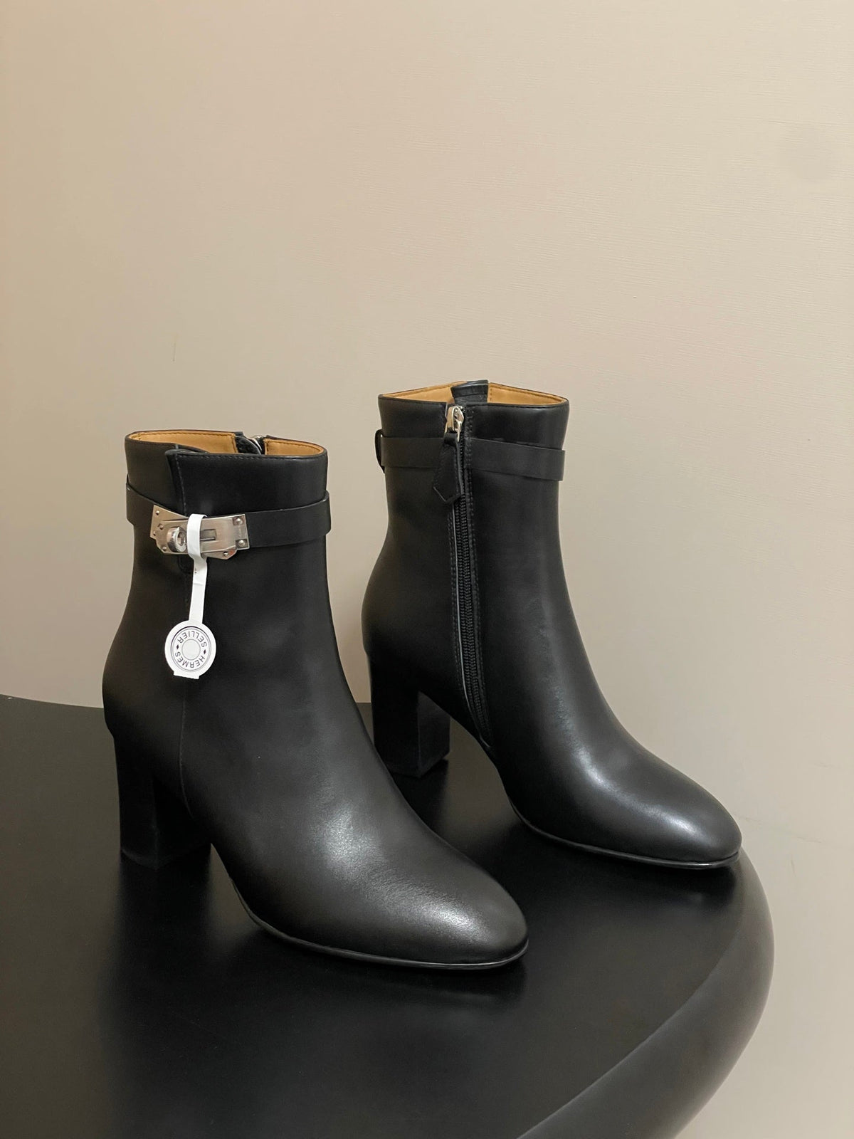 Hermès Saint Germain Kelly Buckle Ankle Boots – 25FW