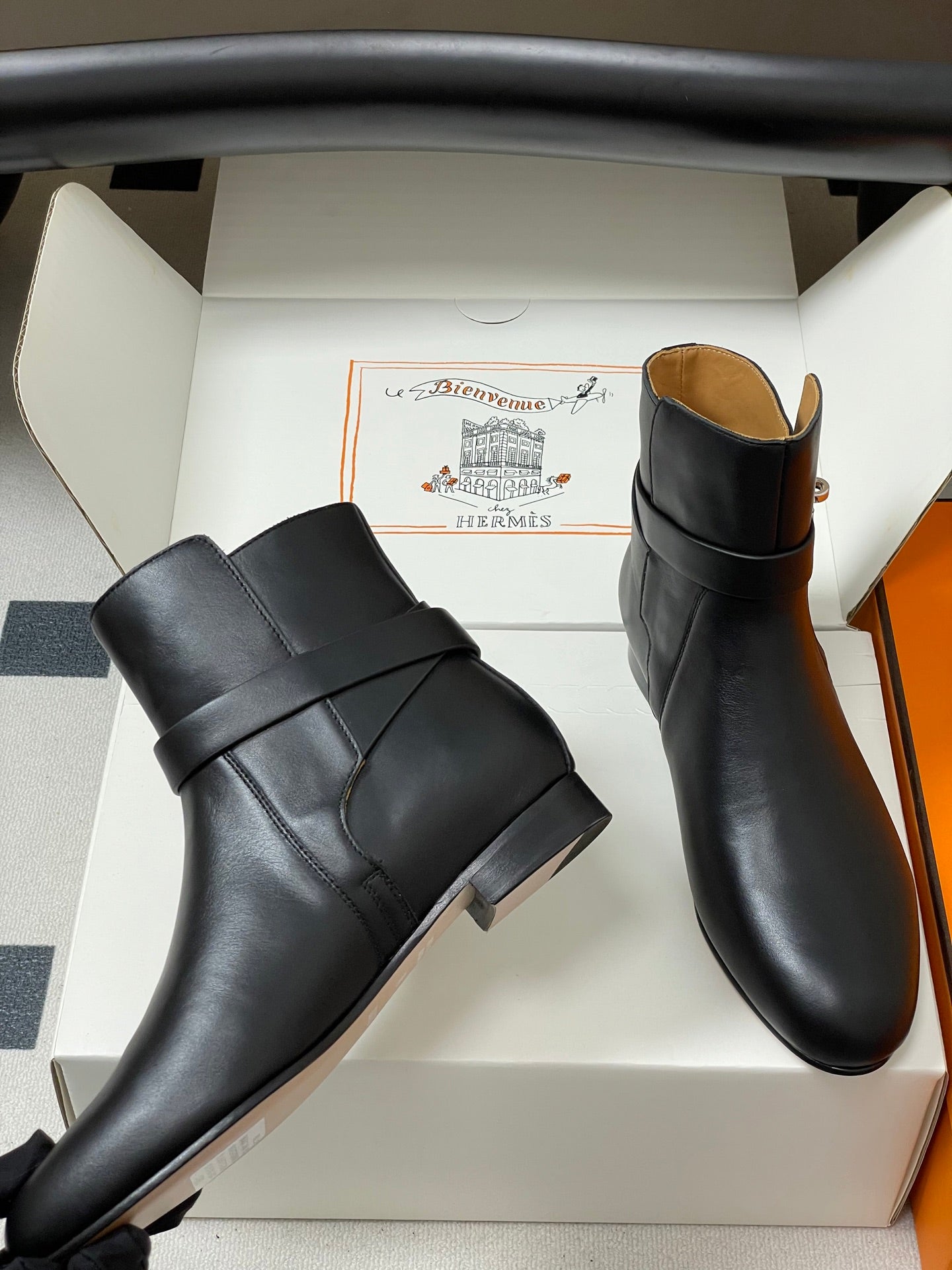Hermès Neo Kelly Buckle Ankle Boots – 25FW