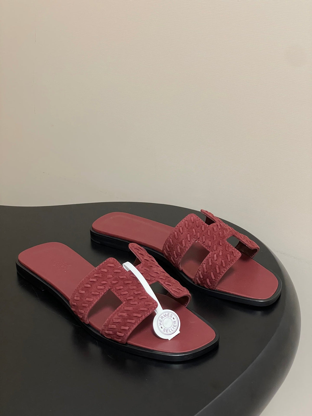 Hermès Oran Woven Suede Sandals – 2025 Collection