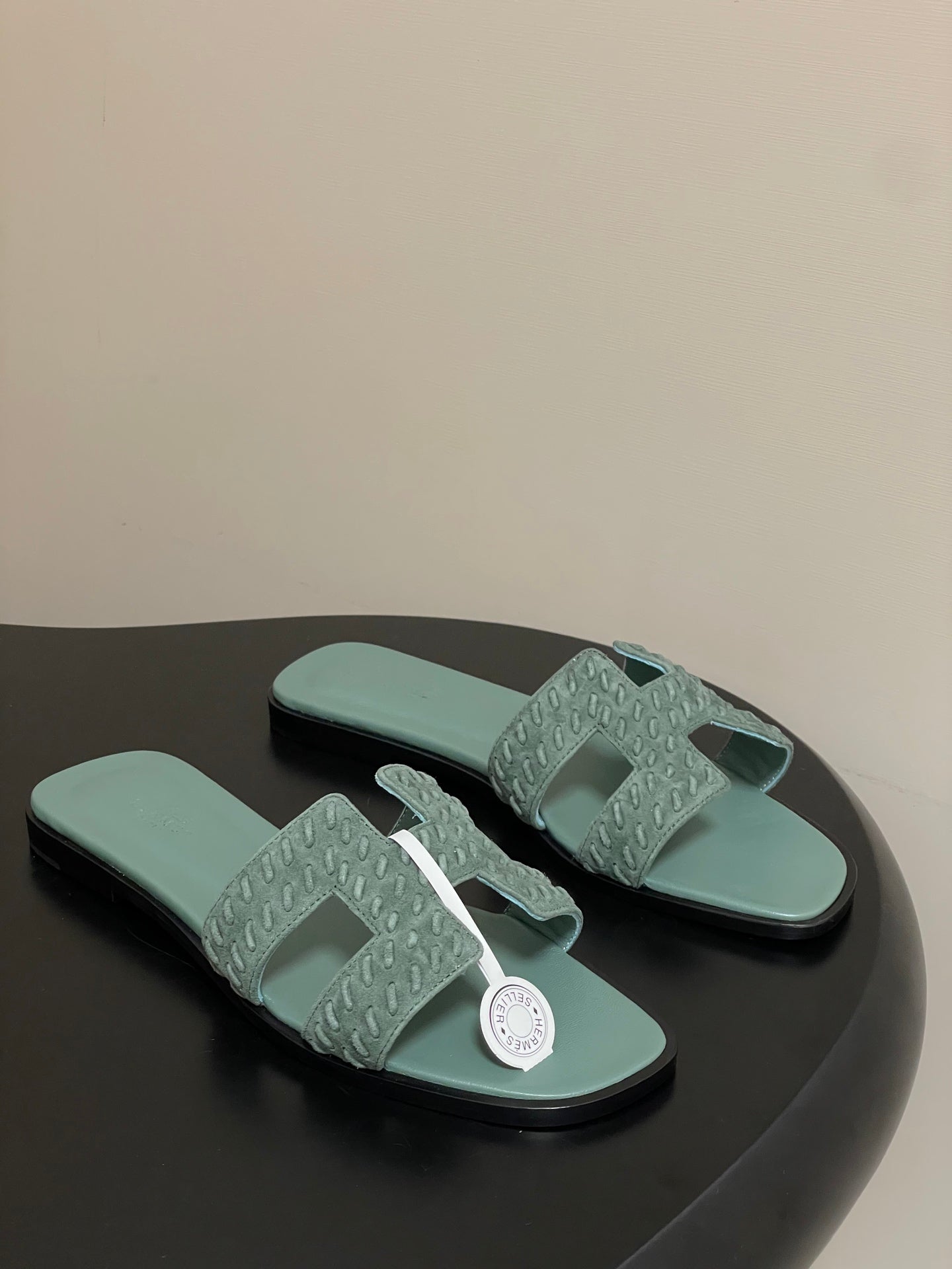 Hermès Oran Woven Suede Sandals – 2025 Collection