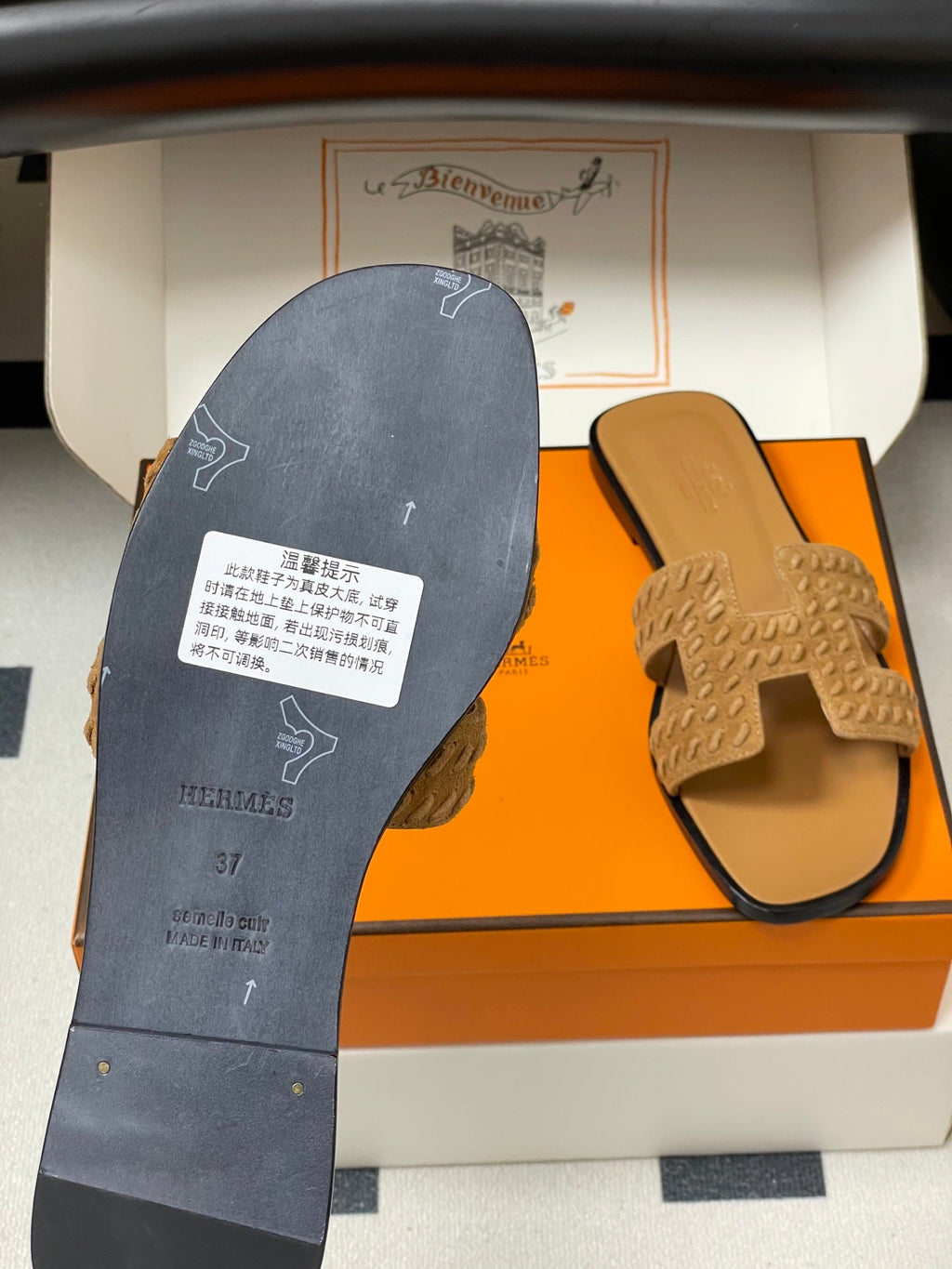 Hermès Oran Woven Suede Sandals – 2025 Collection