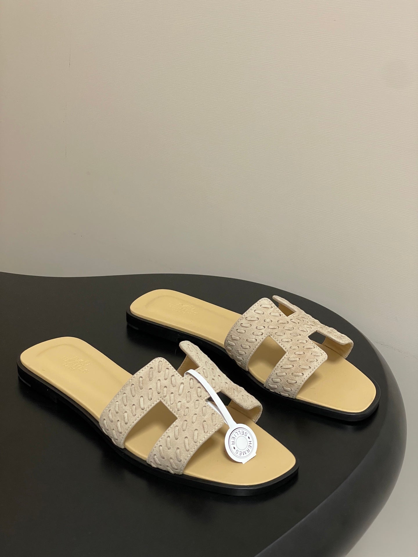 Hermès Oran Woven Suede Sandals – 2025 Collection
