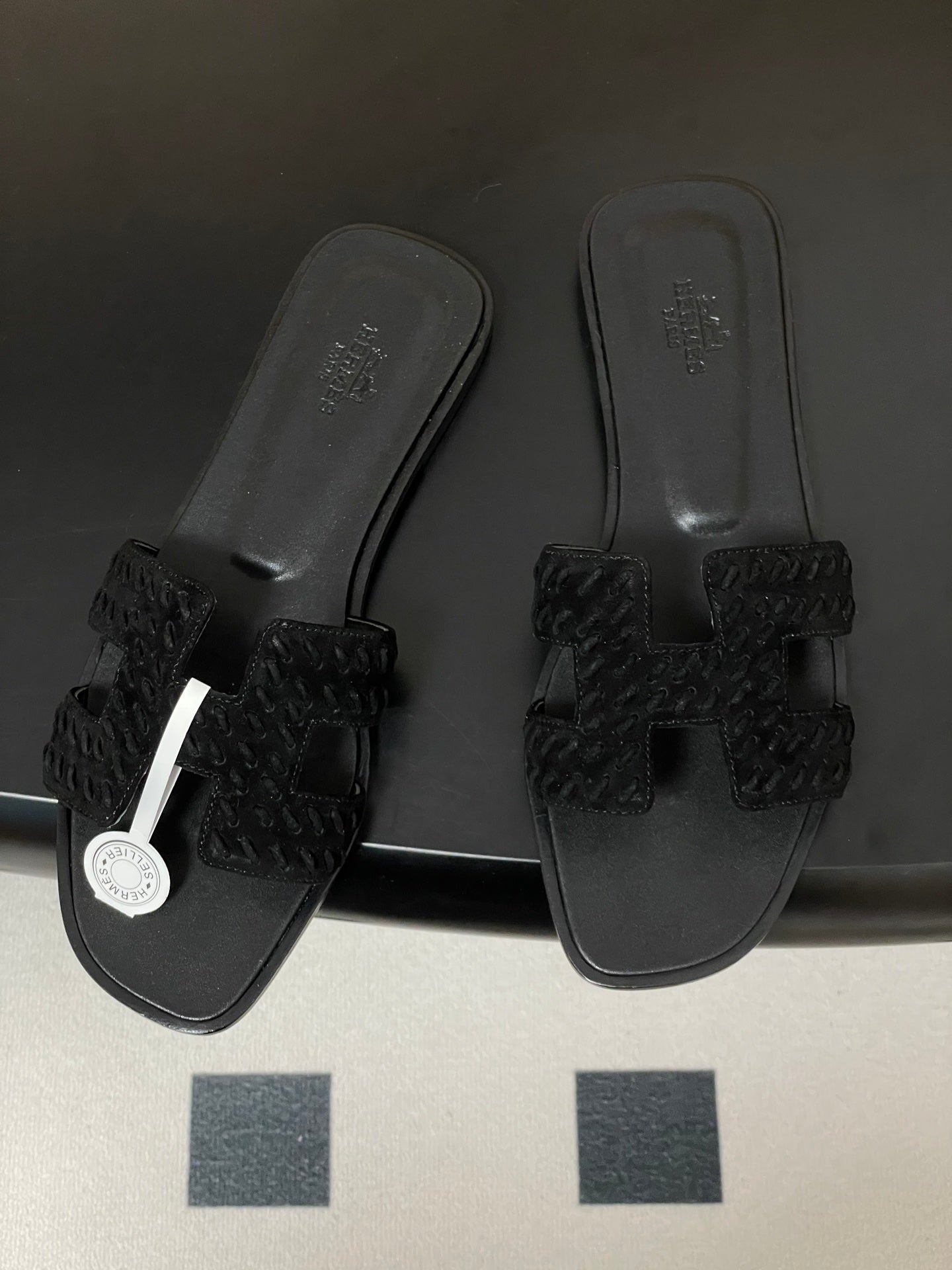 Hermès Oran Woven Suede Sandals – 2025 Collection