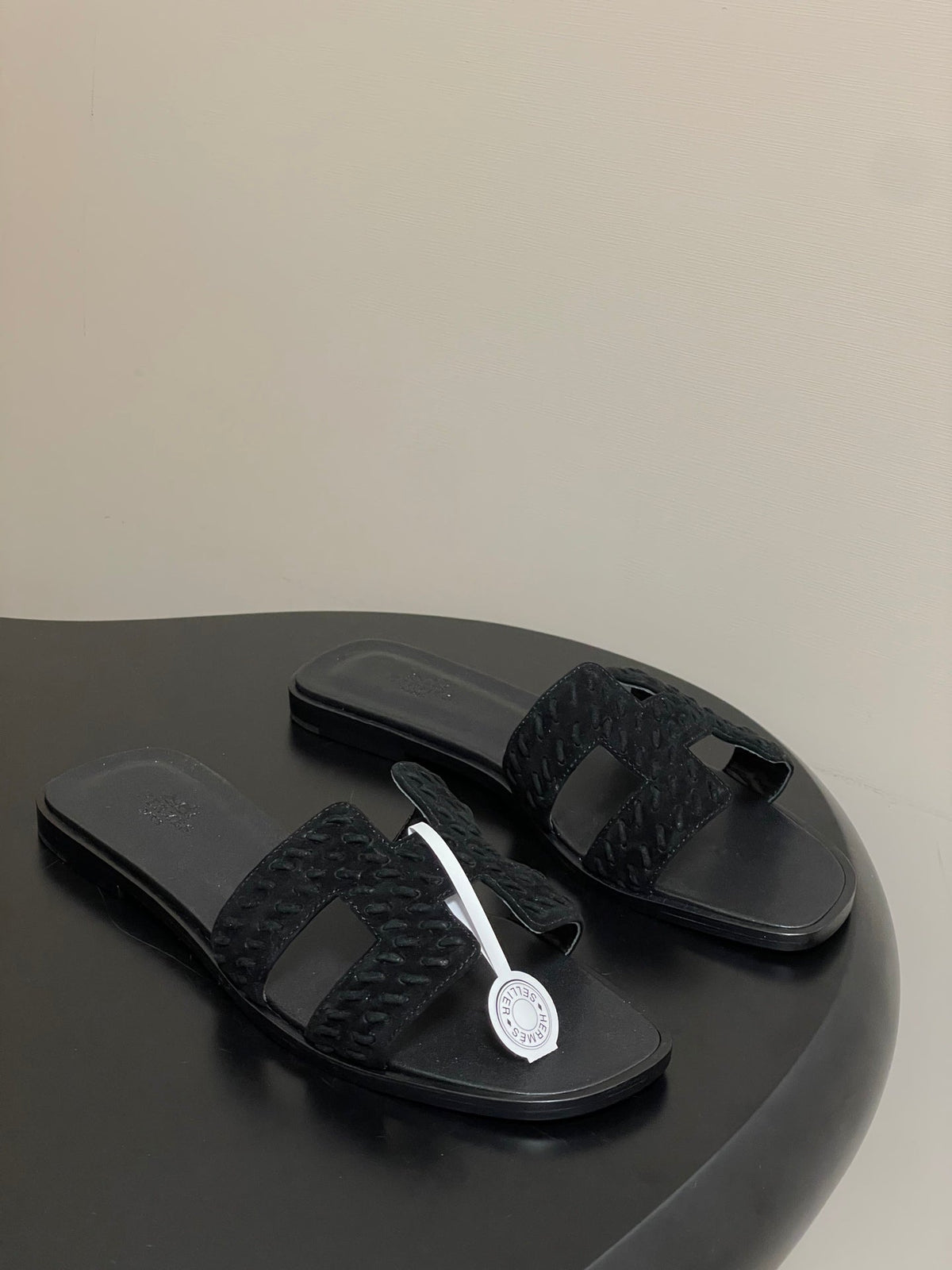 Hermès Oran Woven Suede Sandals – 2025 Collection