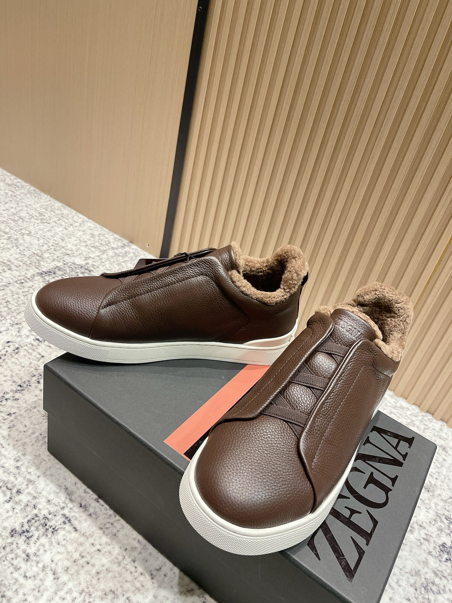 Zegna Triple Stitch Low-Top Casual Shoes – 2025SS