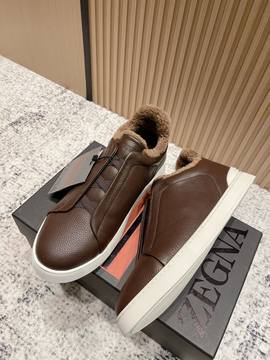 Zegna Triple Stitch Low-Top Casual Shoes – 2025SS