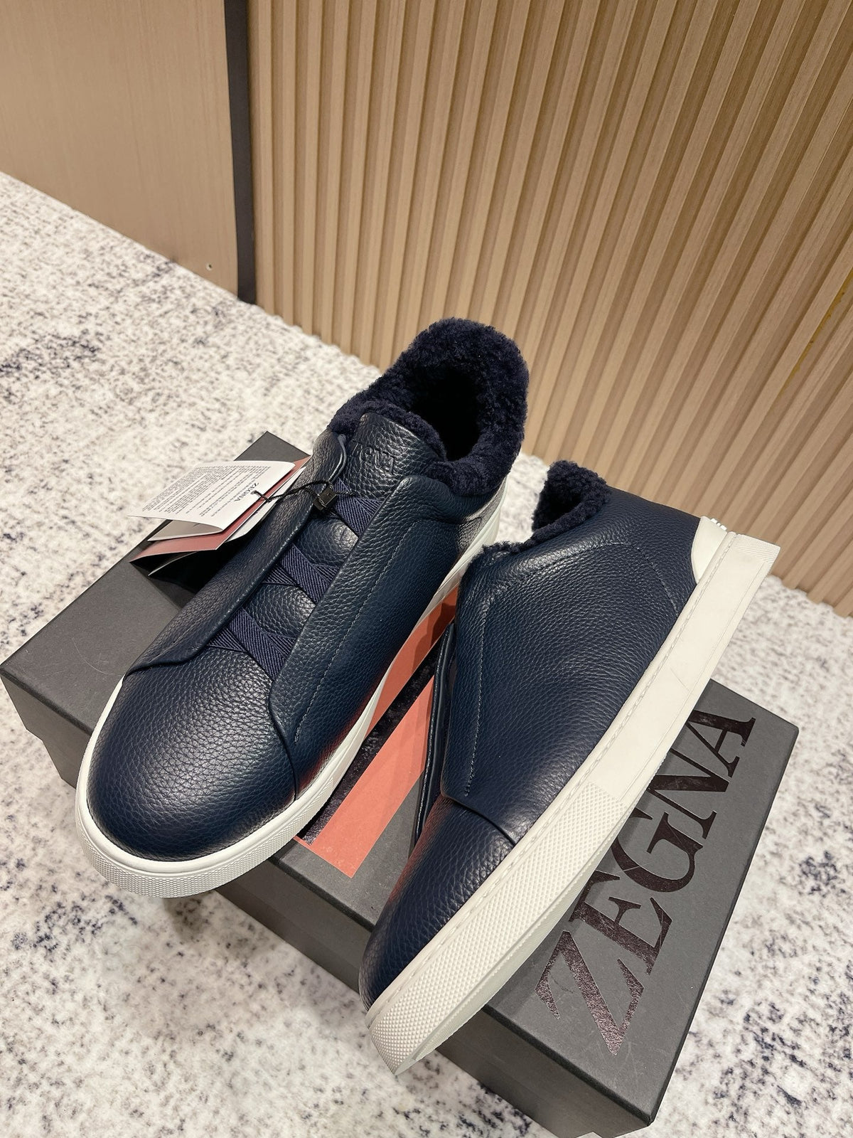 Zegna Triple Stitch Low-Top Casual Shoes – 2025SS