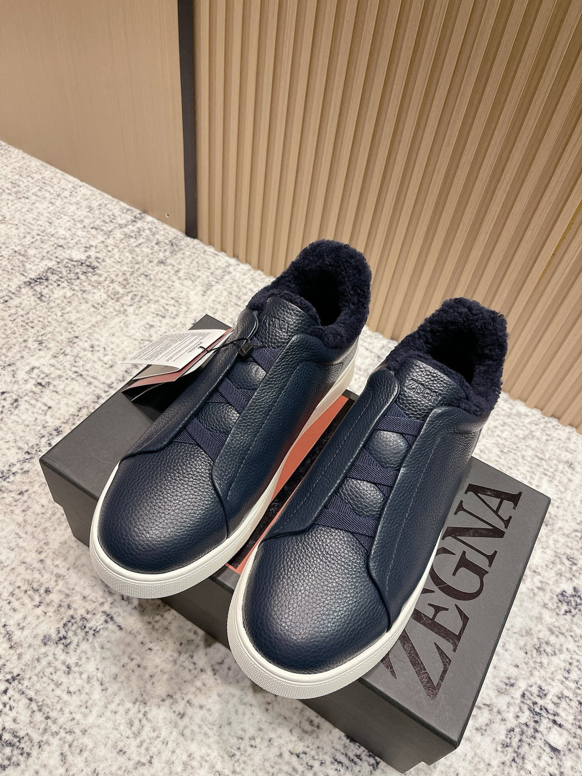 Zegna Triple Stitch Low-Top Casual Shoes – 2025SS