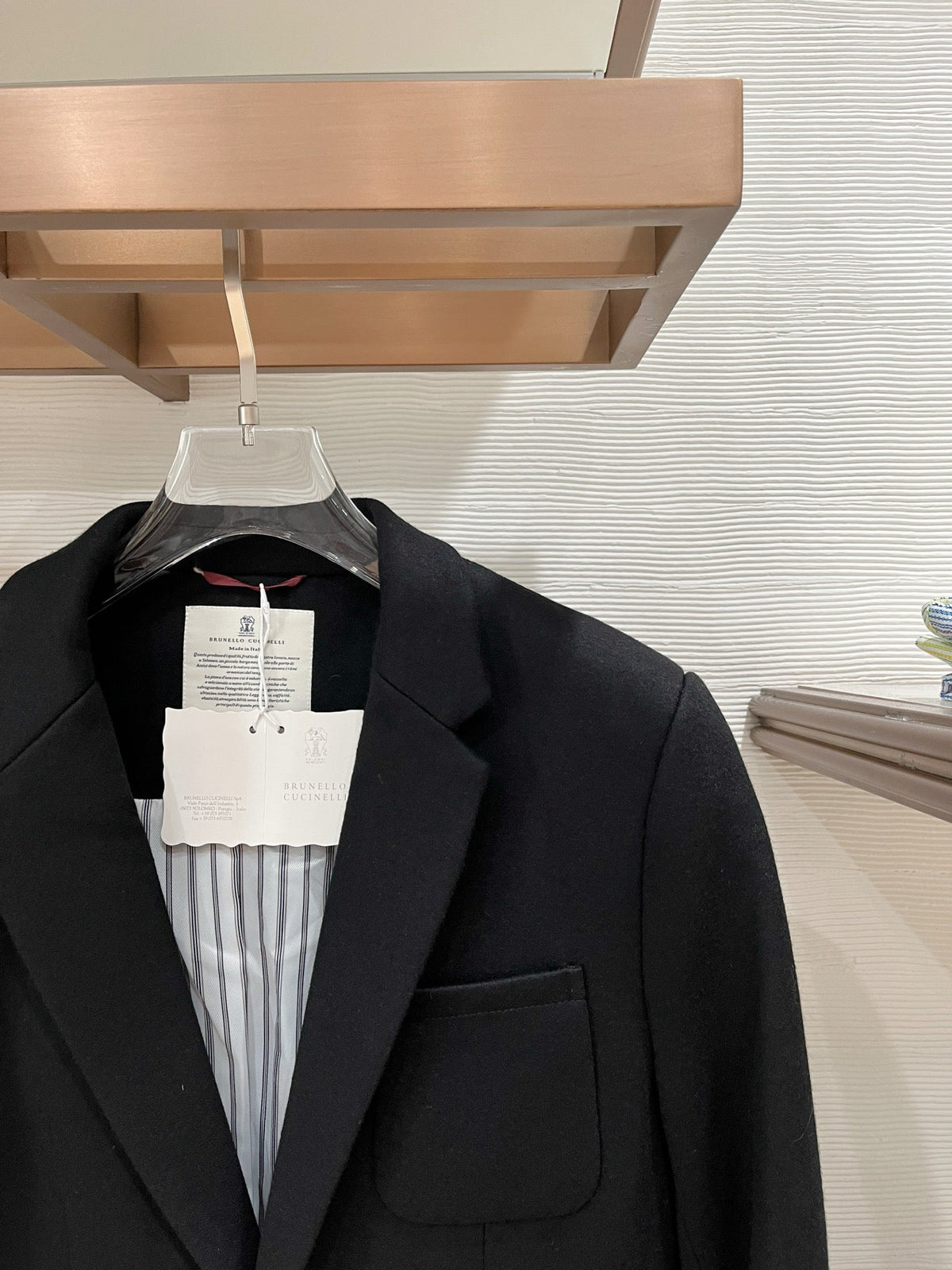 Brunello Cucinelli Men's Slim Fit Mixed Fabric Blazer – 2025FW