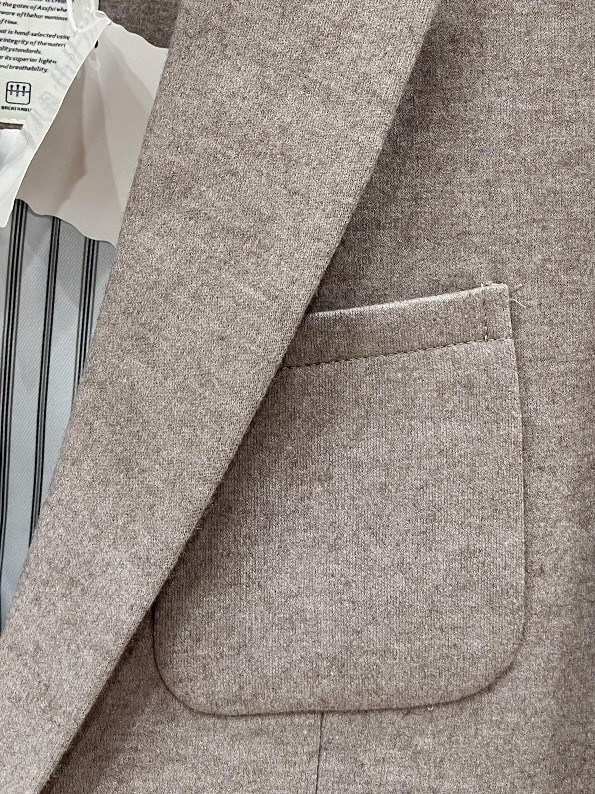 Brunello Cucinelli Men's Slim Fit Mixed Fabric Blazer – 2025FW