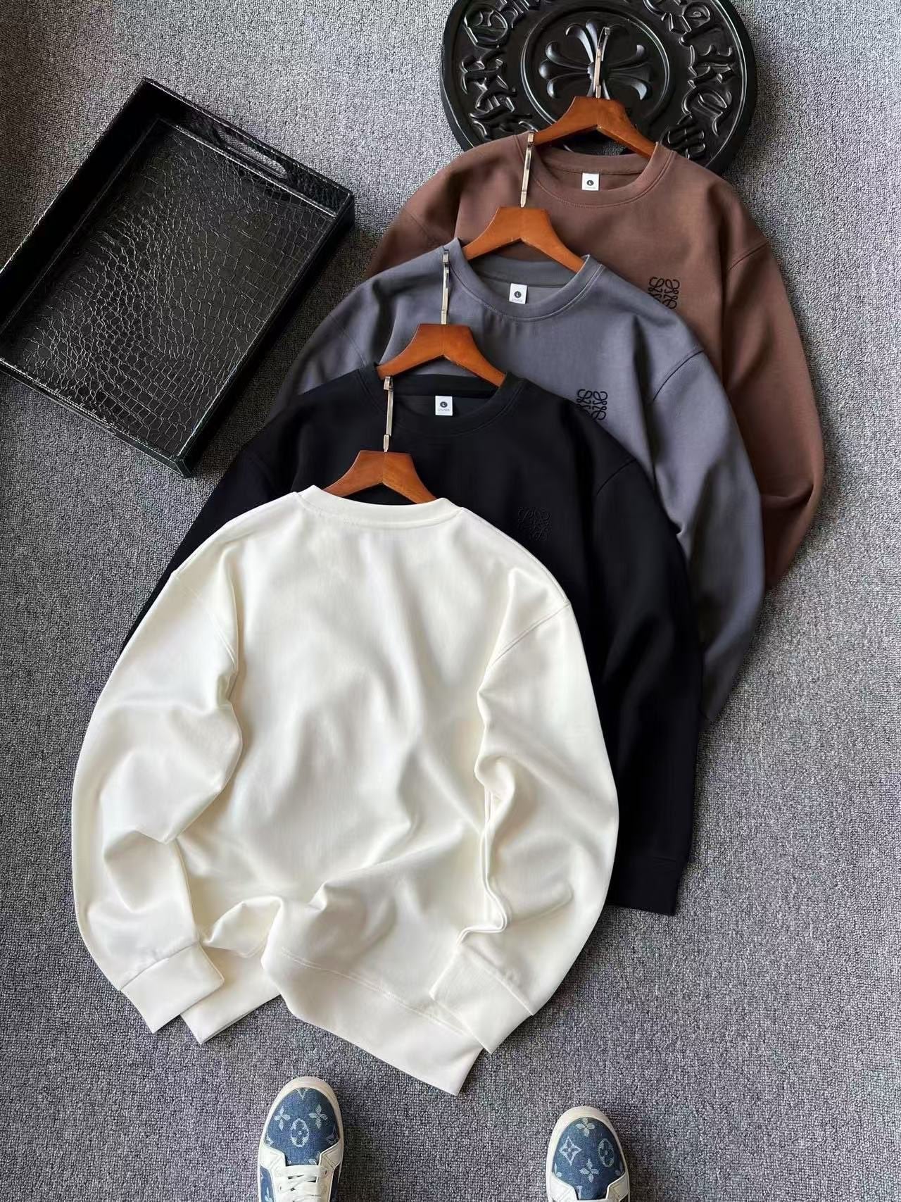 Loewe Air Cotton Round Neck Sweatshirt