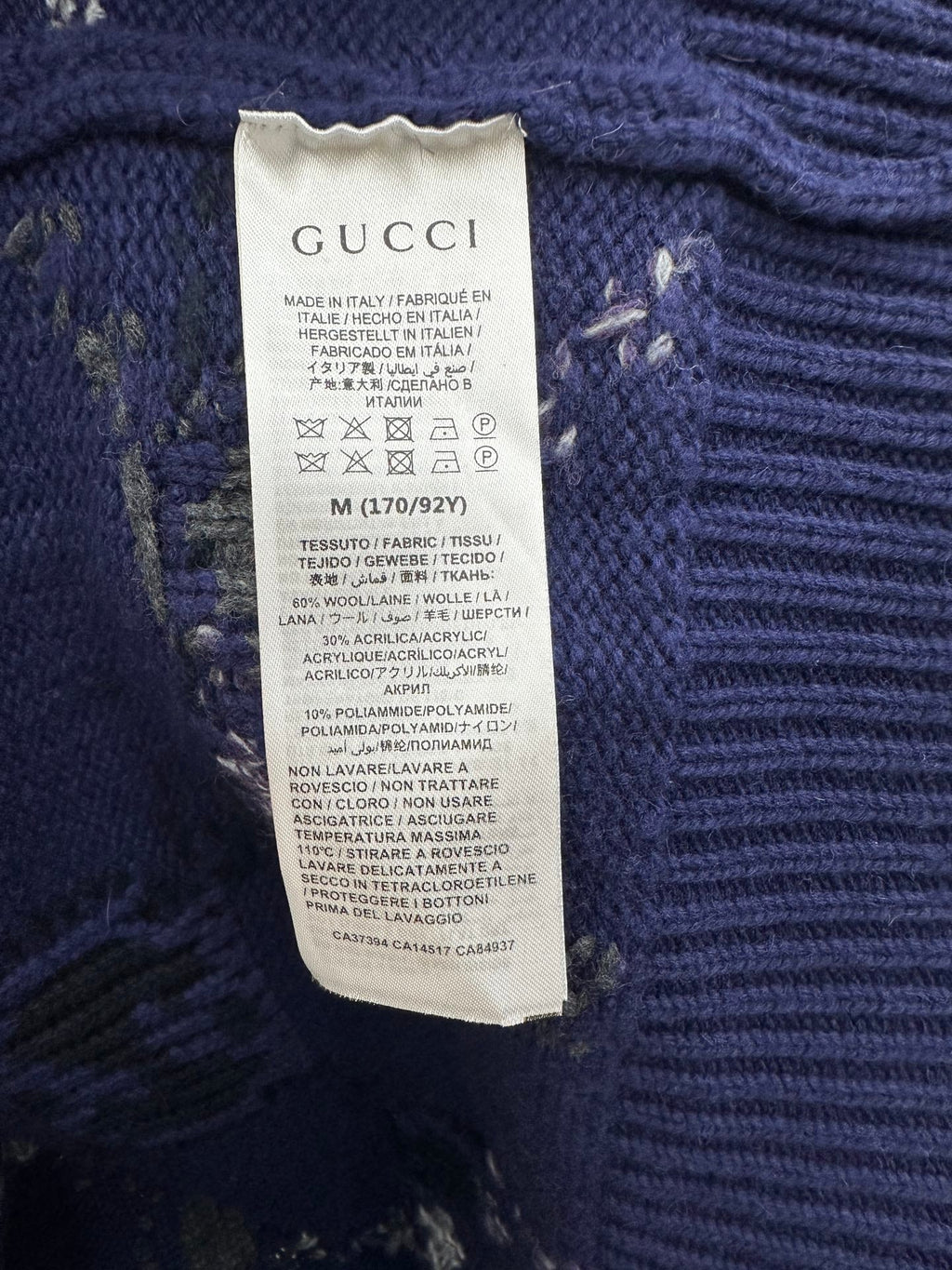 Gucci Double G Monogram Knit Cardigan