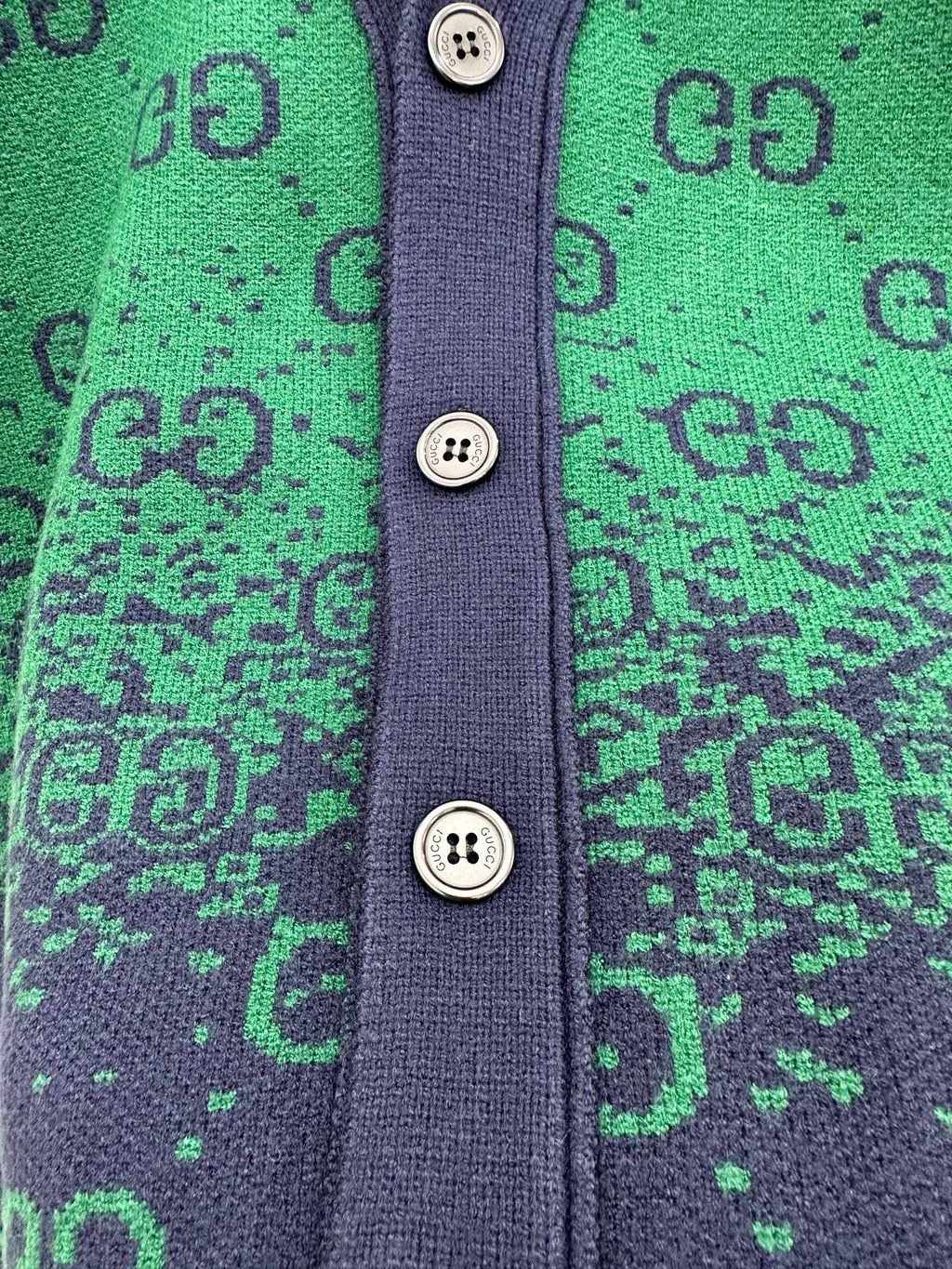 Gucci Gradient Double G Knit Cardigan