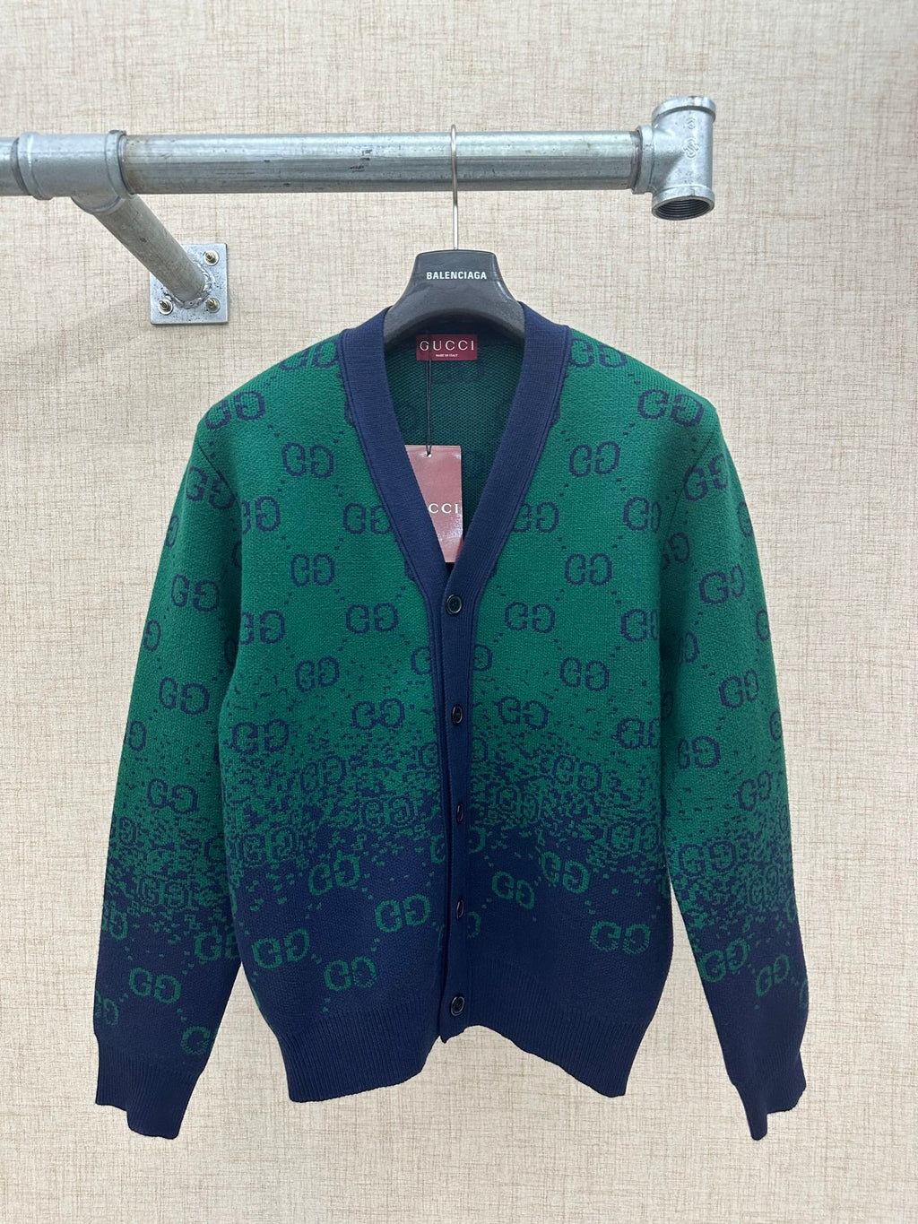 Gucci Gradient Double G Knit Cardigan