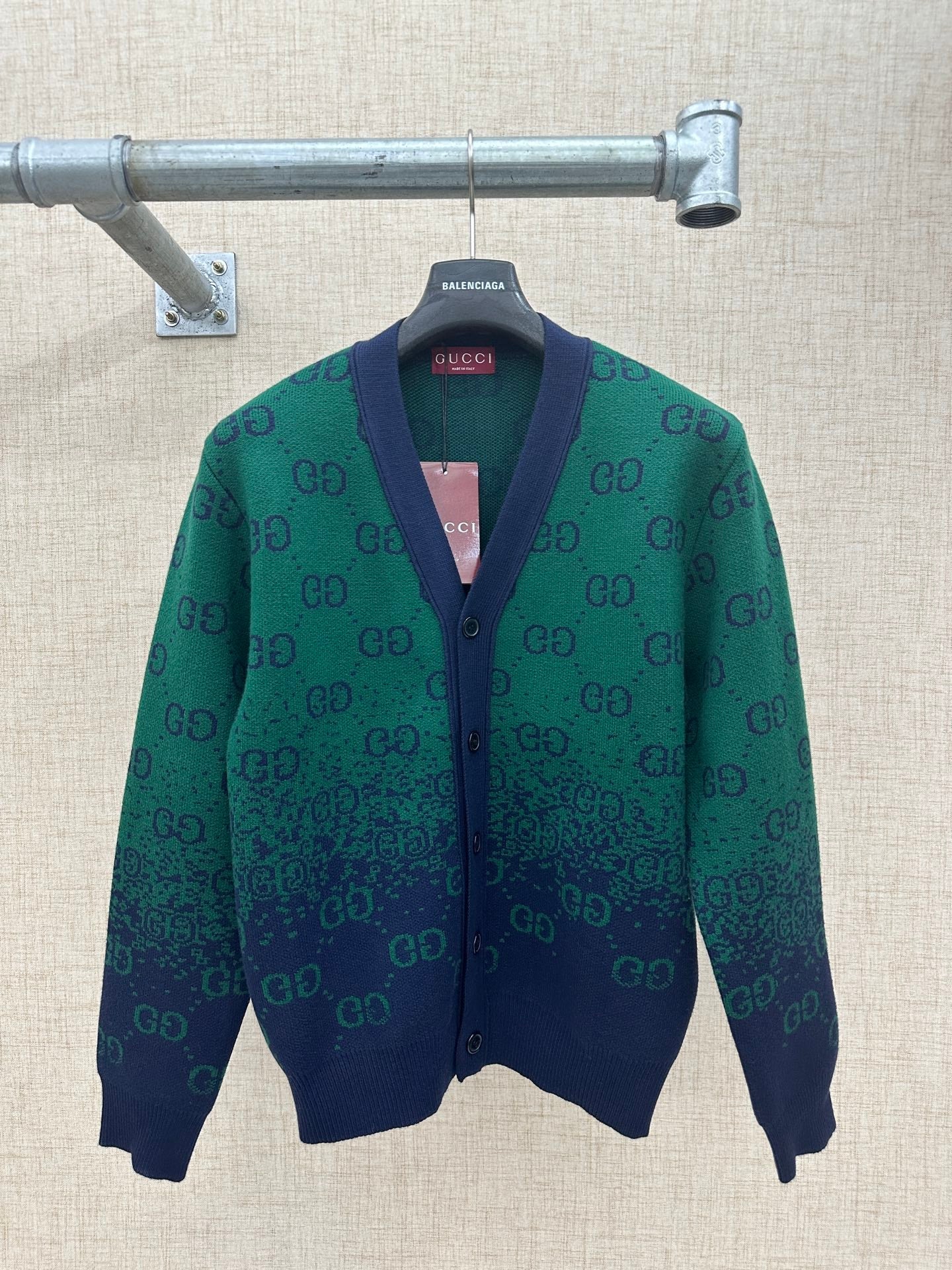 Gucci Gradient Double G Knit Cardigan
