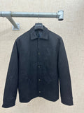Louis Vuitton Black Monogram Collared Jacket