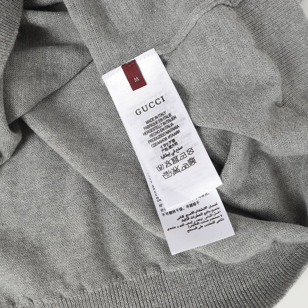 Gucci Colorful Double G Intarsia Knit Sweater