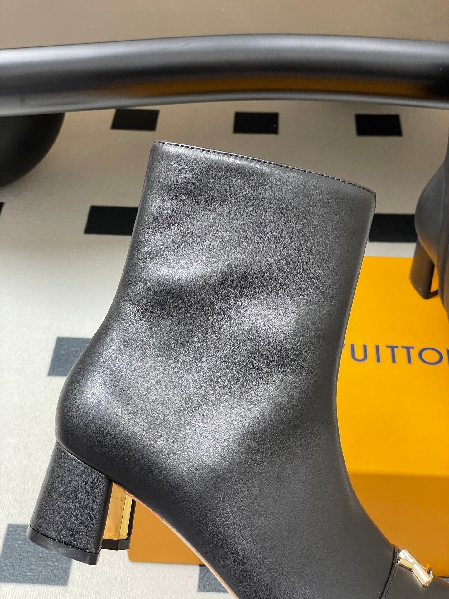 Louis Vuitton LV Swing Metal Heel Ankle Boots – 25SS Autumn/Winter Collection