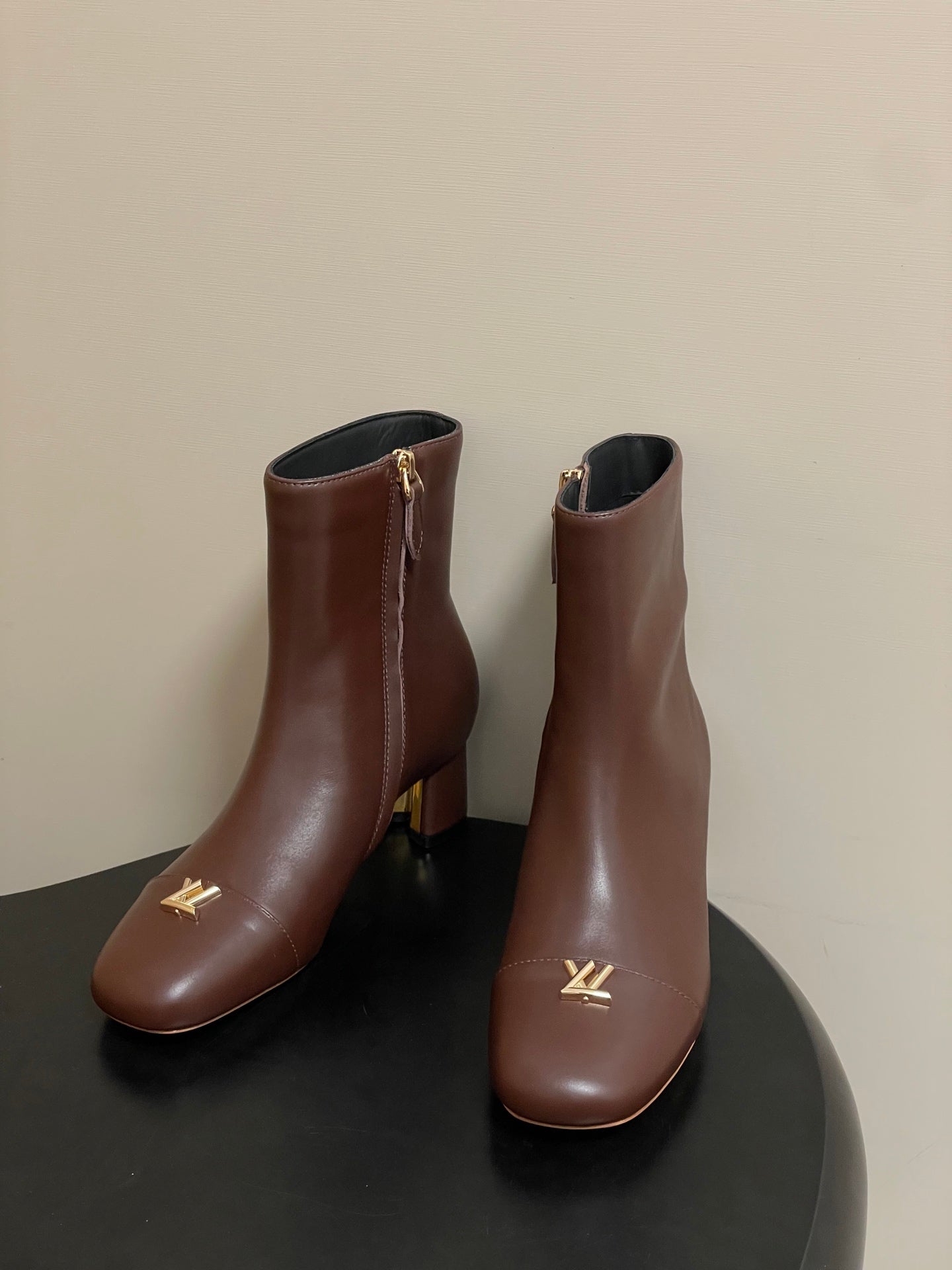 Louis Vuitton LV Swing Metal Heel Ankle Boots – 25SS Autumn/Winter Collection