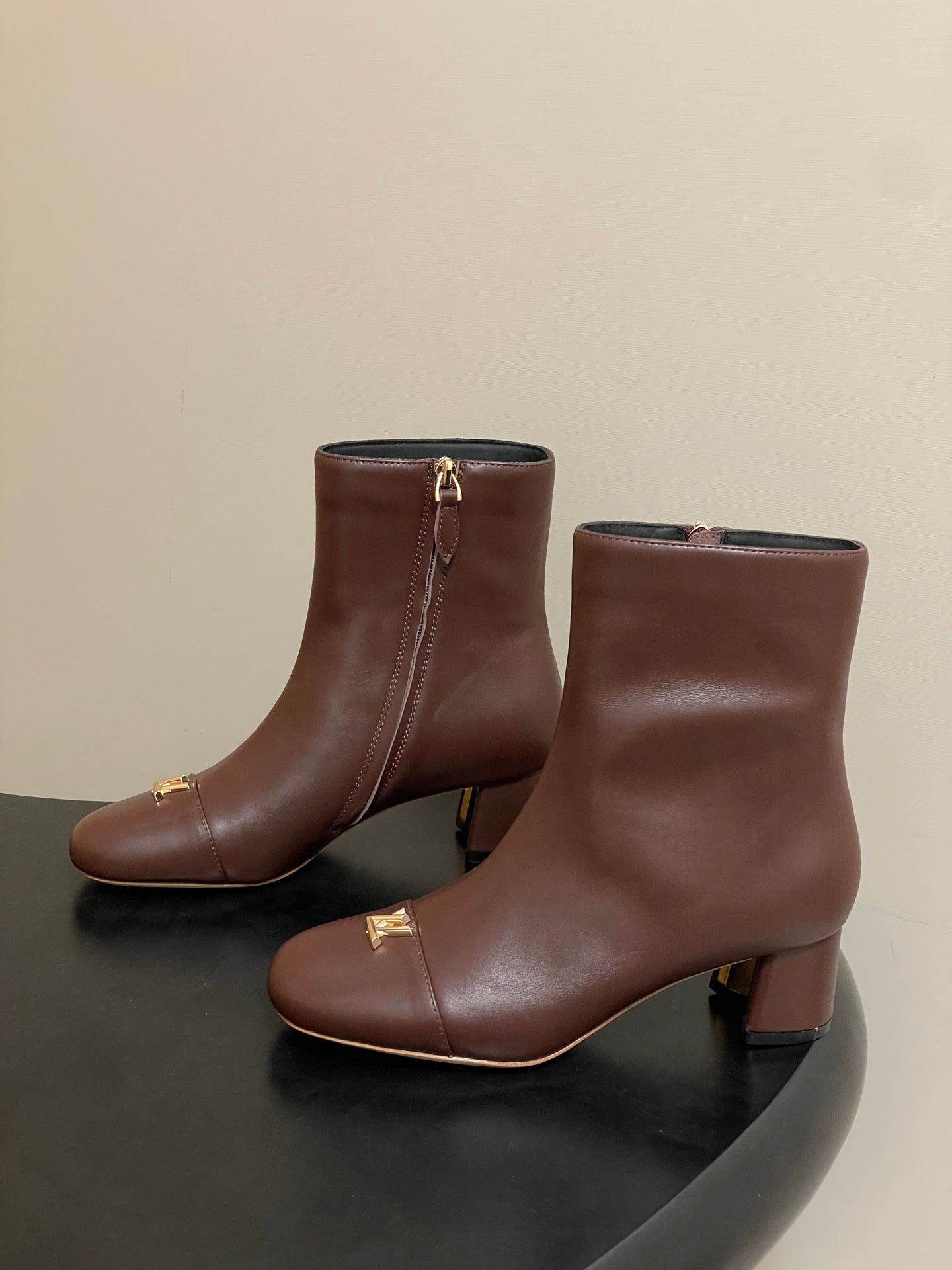 Louis Vuitton LV Swing Metal Heel Ankle Boots – 25SS Autumn/Winter Collection