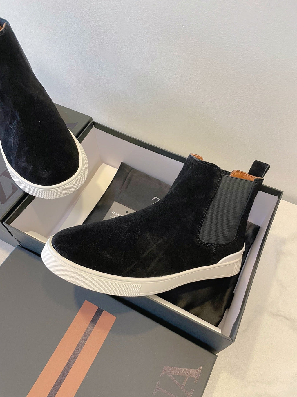 Zegna COUTURE Triple Stitch Leather Sneakers