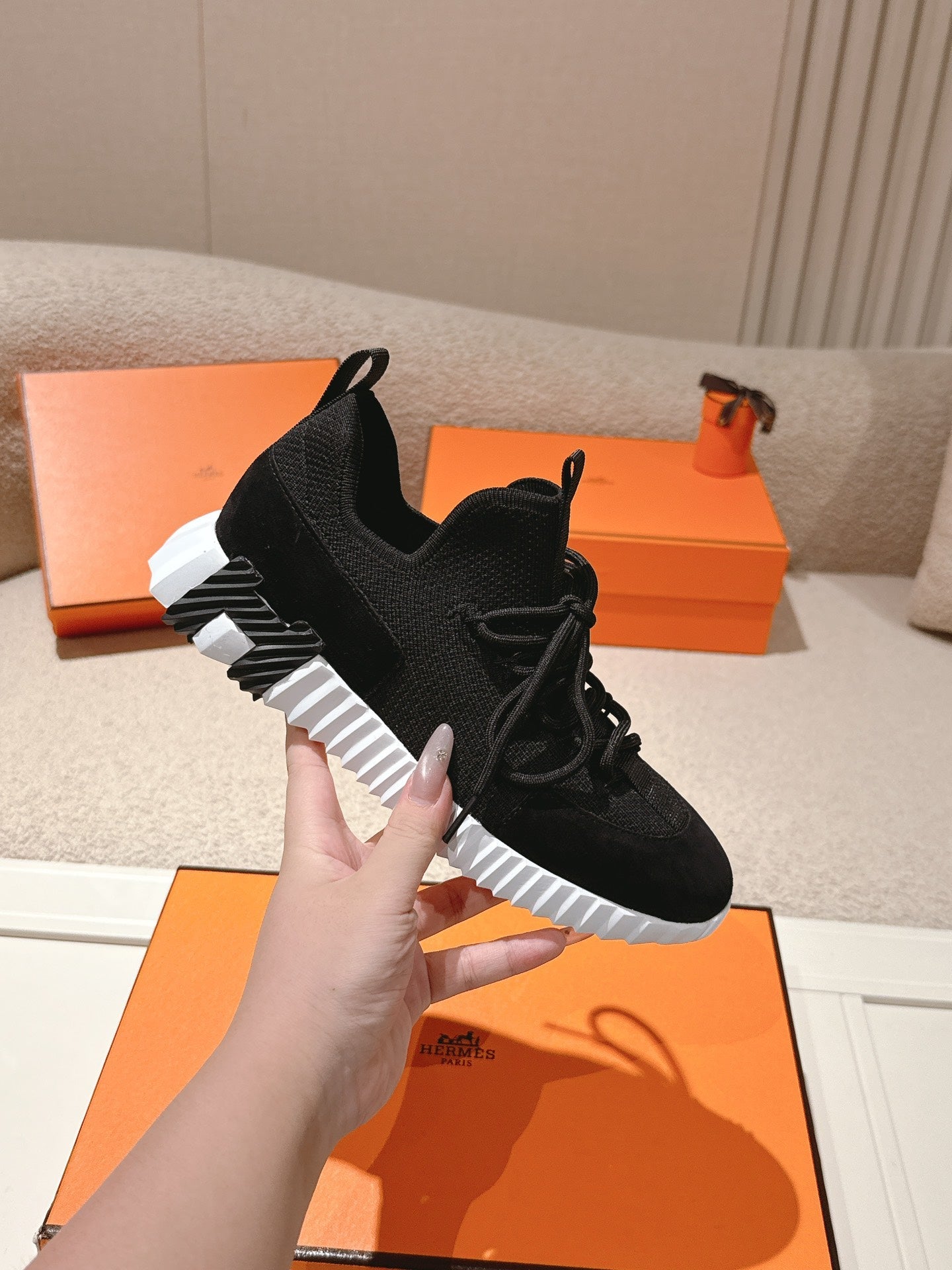 Hermès Classic Couple's Casual Sneakers