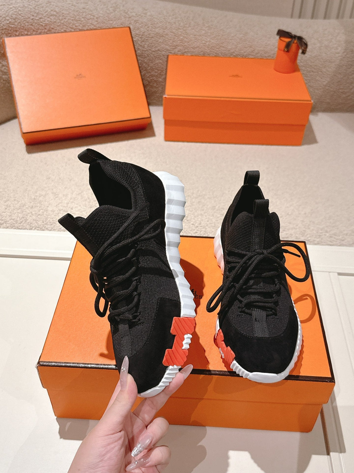 Hermès Classic Couple's Casual Sneakers