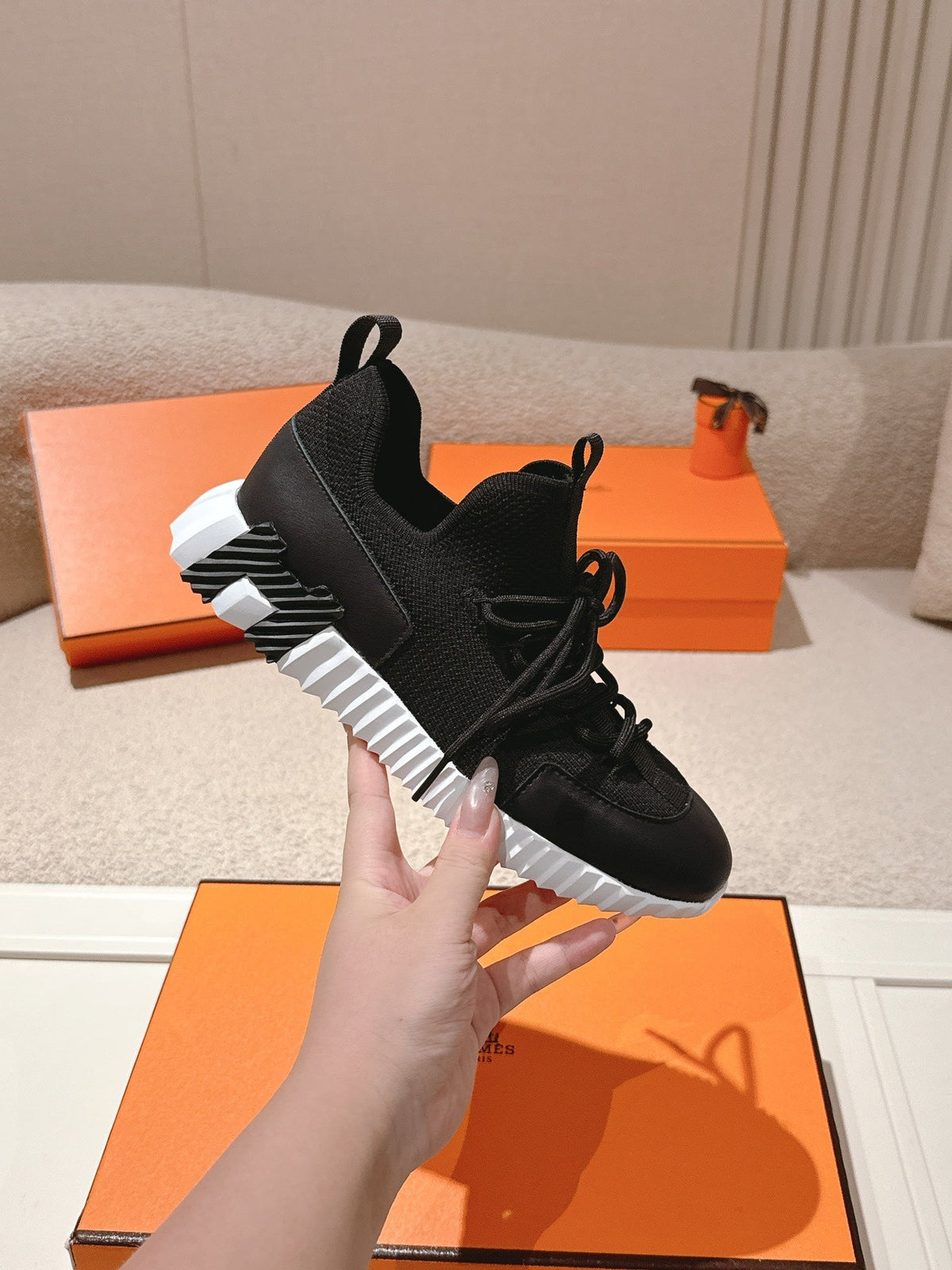 Hermès Classic Couple's Casual Sneakers