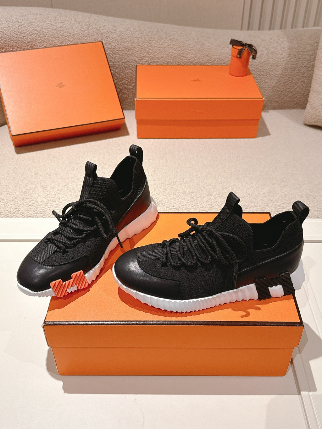 Hermès Classic Couple's Casual Sneakers