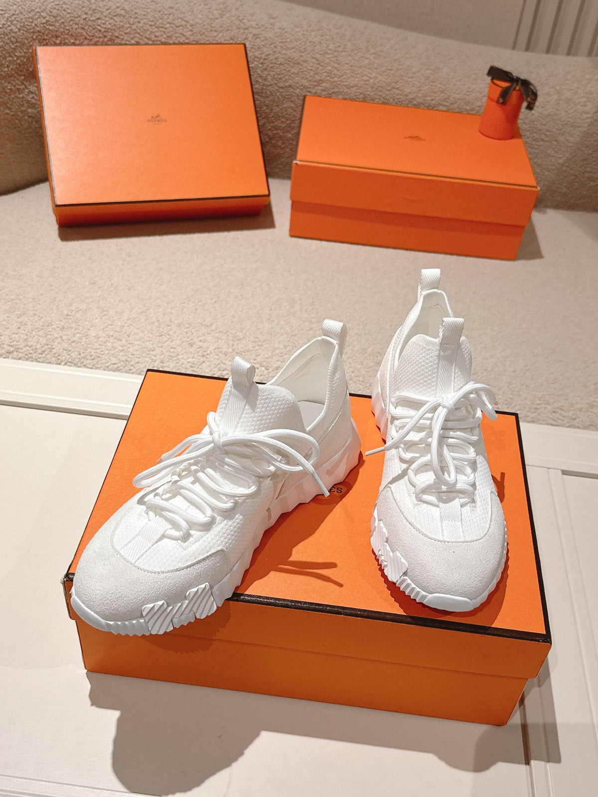 Hermès Classic Couple's Casual Sneakers