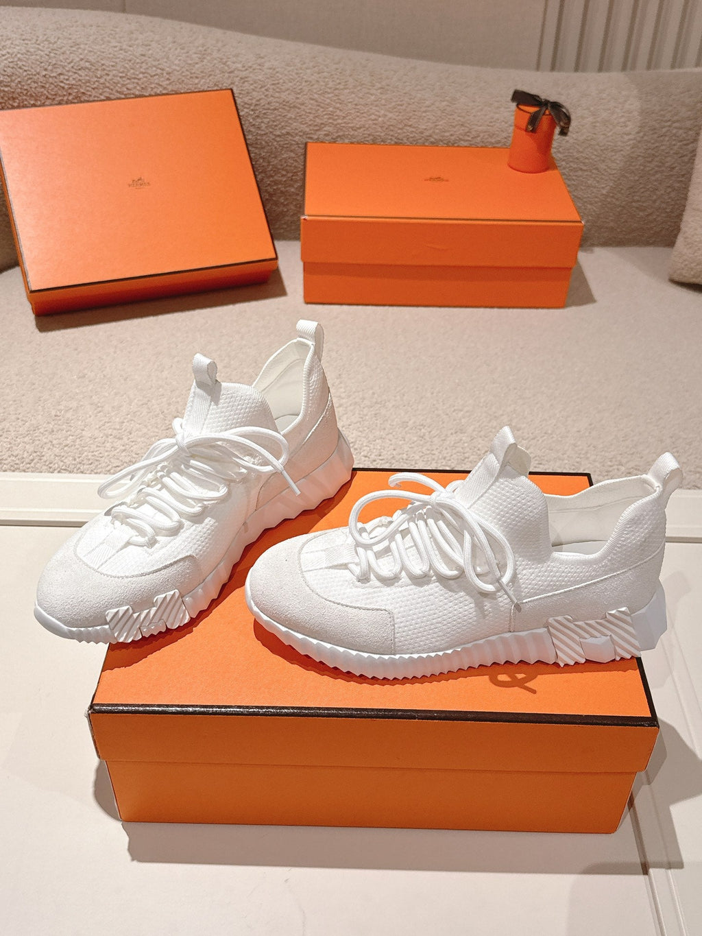 Hermès Classic Couple's Casual Sneakers